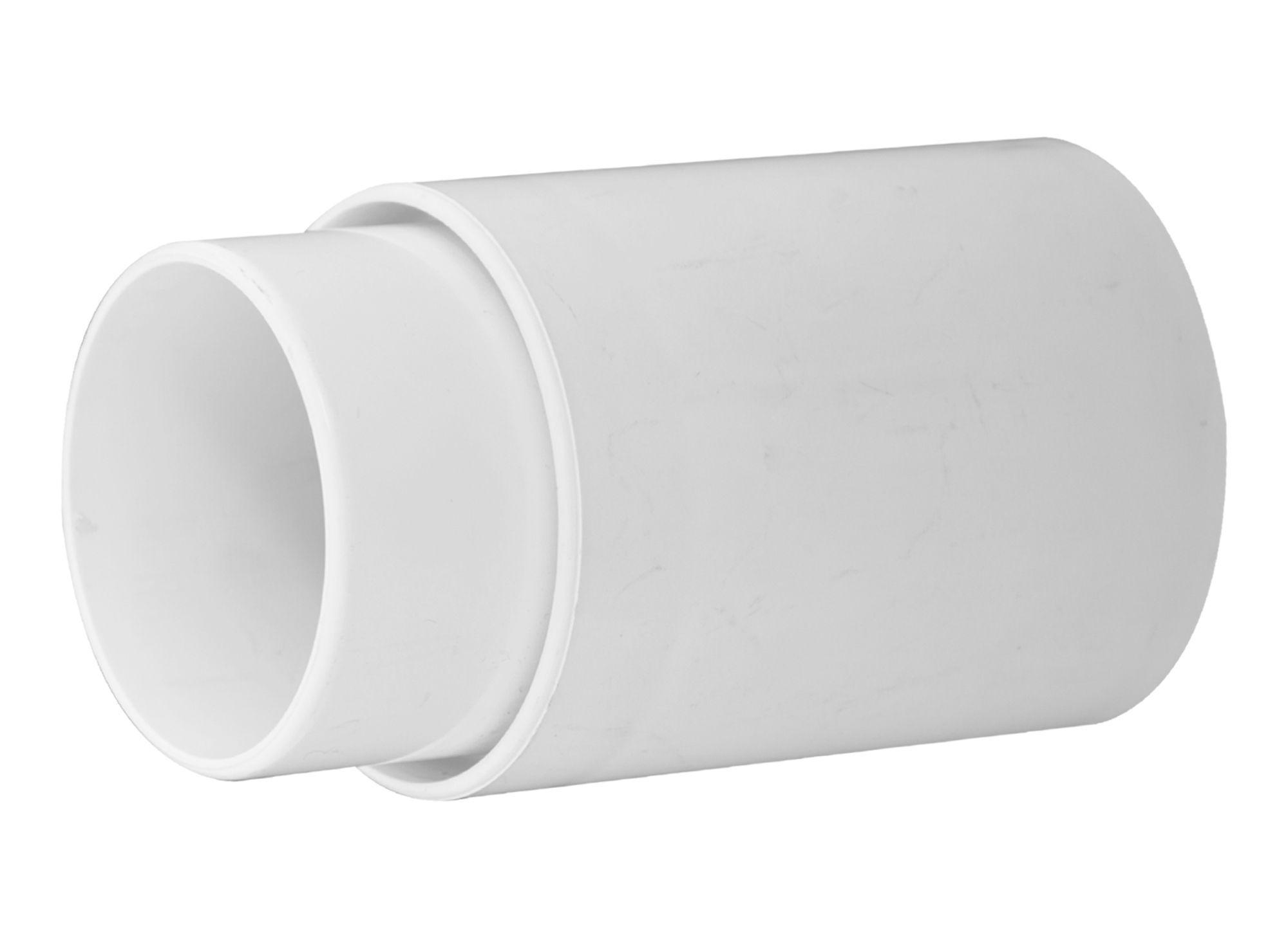 Copla de bajada PVC blanco-1