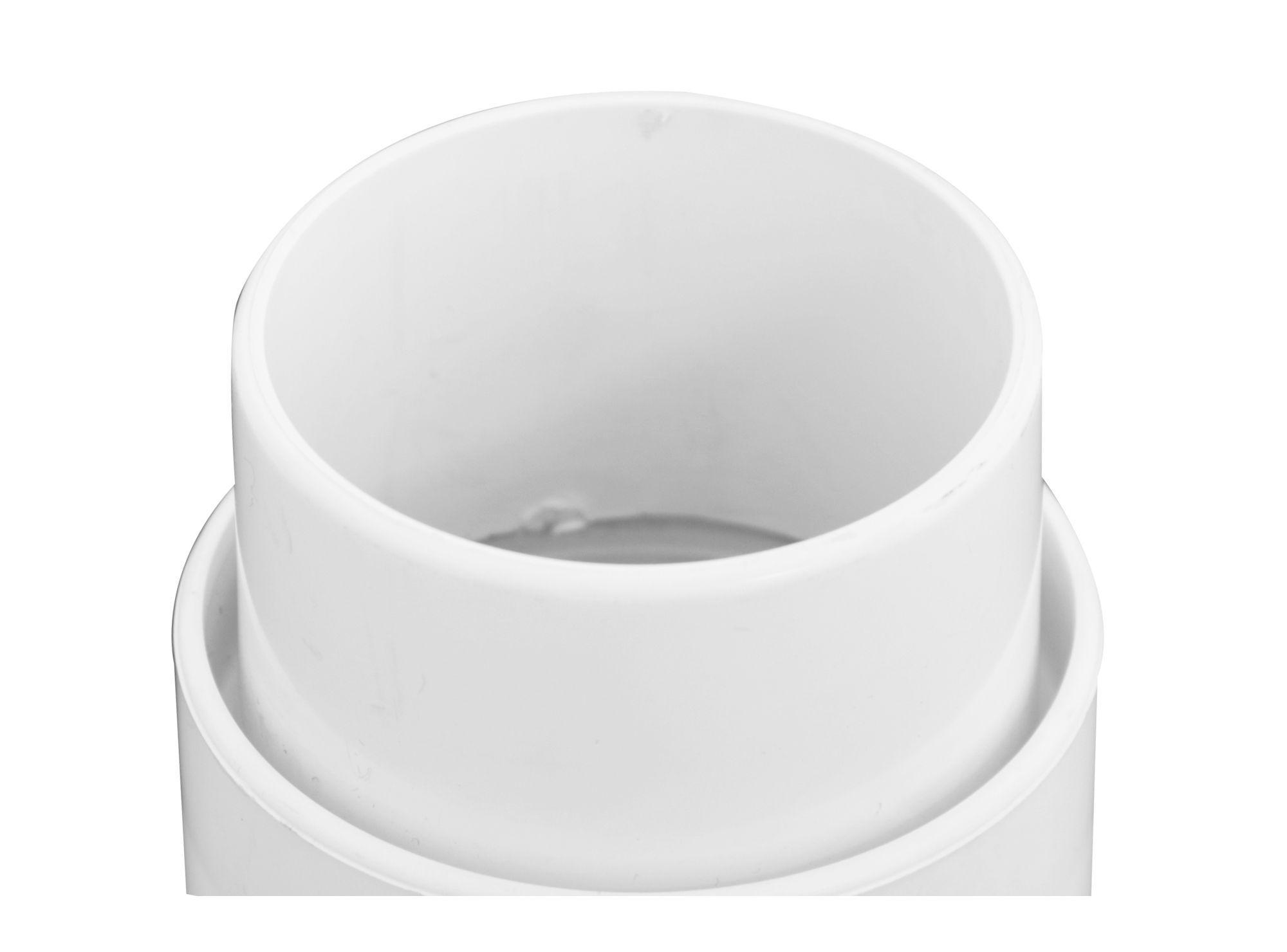 Copla de bajada PVC blanco-2