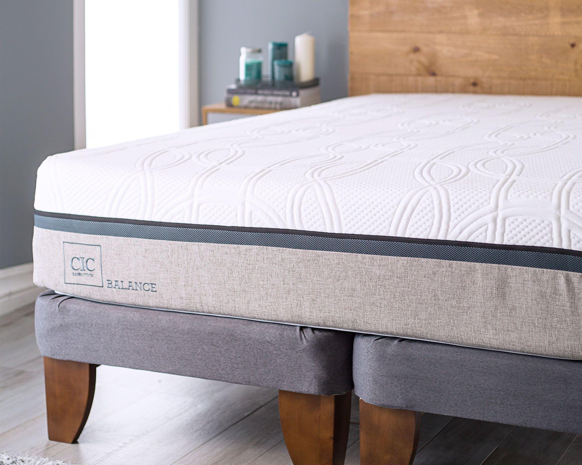 Cama europea 2 plazas Balance base dividida Cic-2