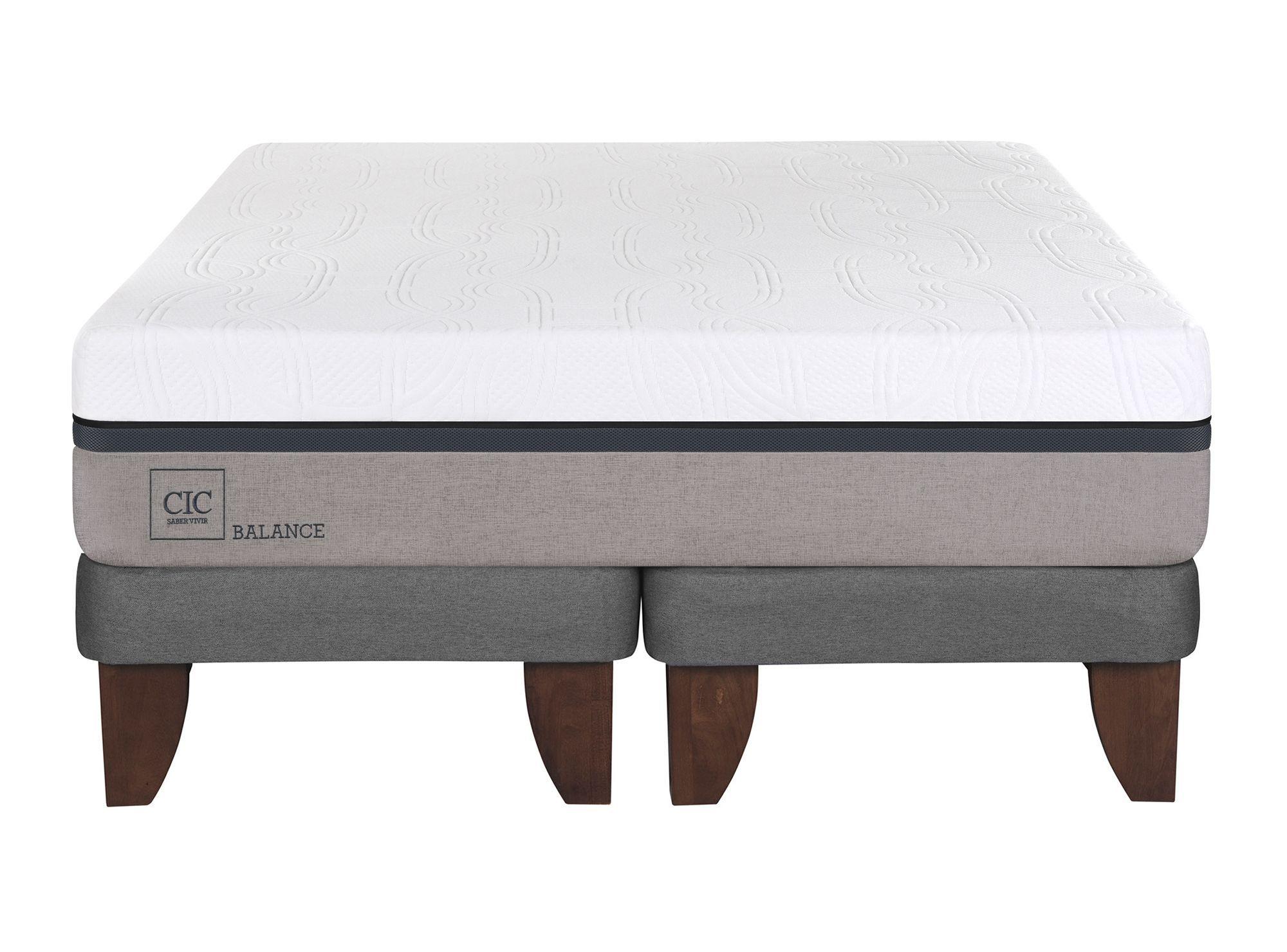 Cama europea 2 plazas Balance base dividida Cic-0