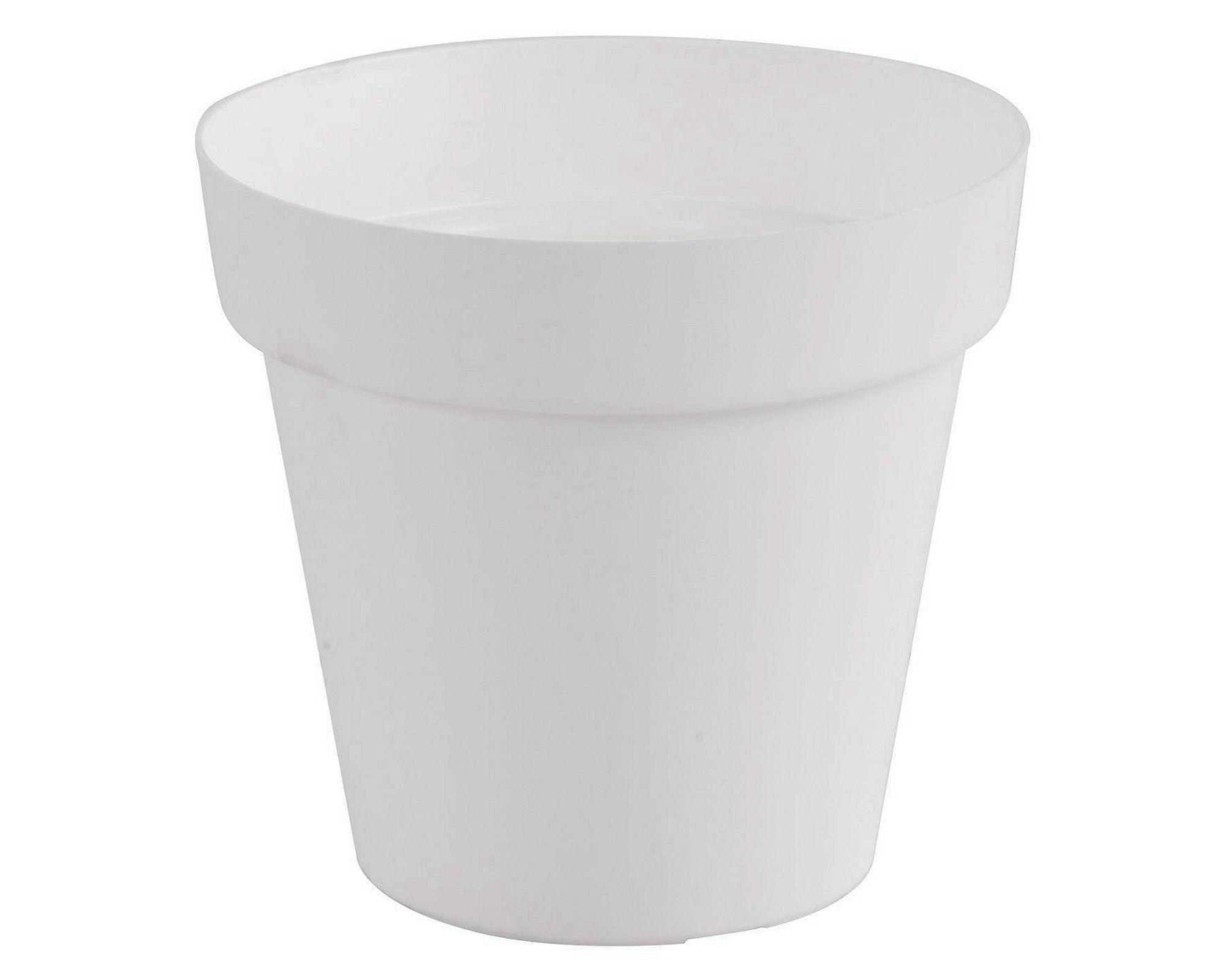 Macetero 14 cm Capri blanco Outzen-2
