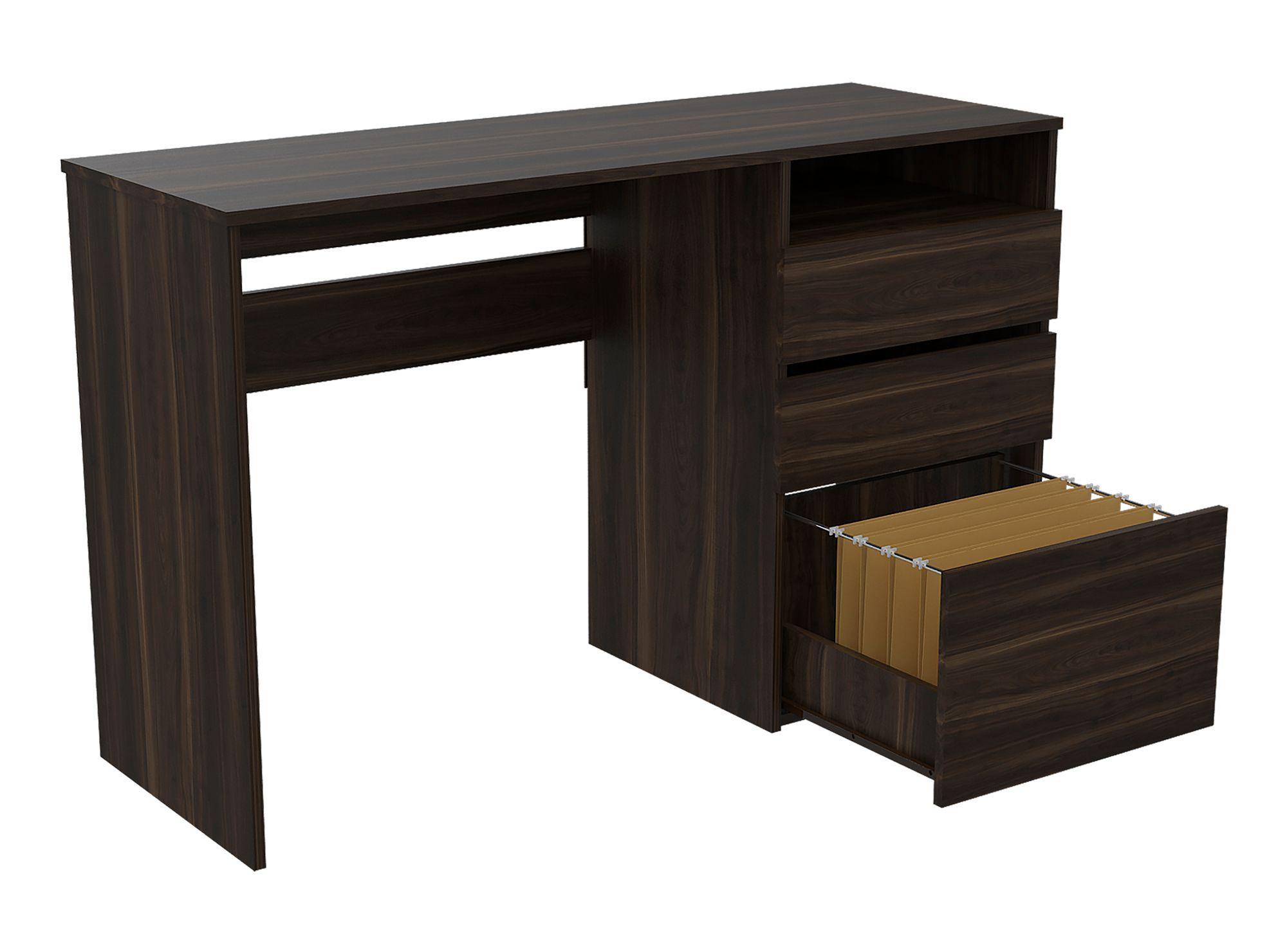 Escritorio 3 cajones Office 7 habano TuHome-3