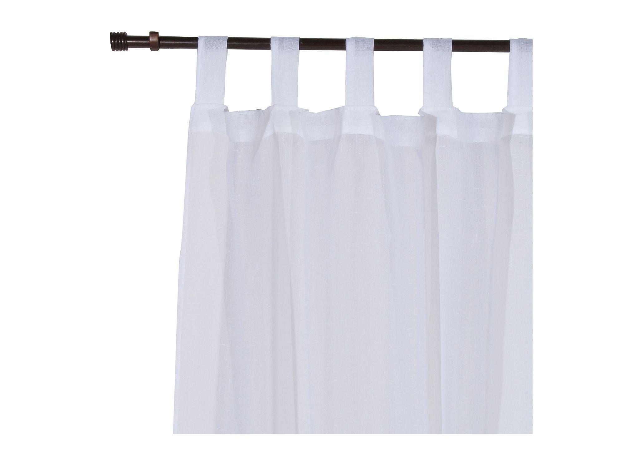 Set gasa lino presillas 145x230 cm Texfina-0