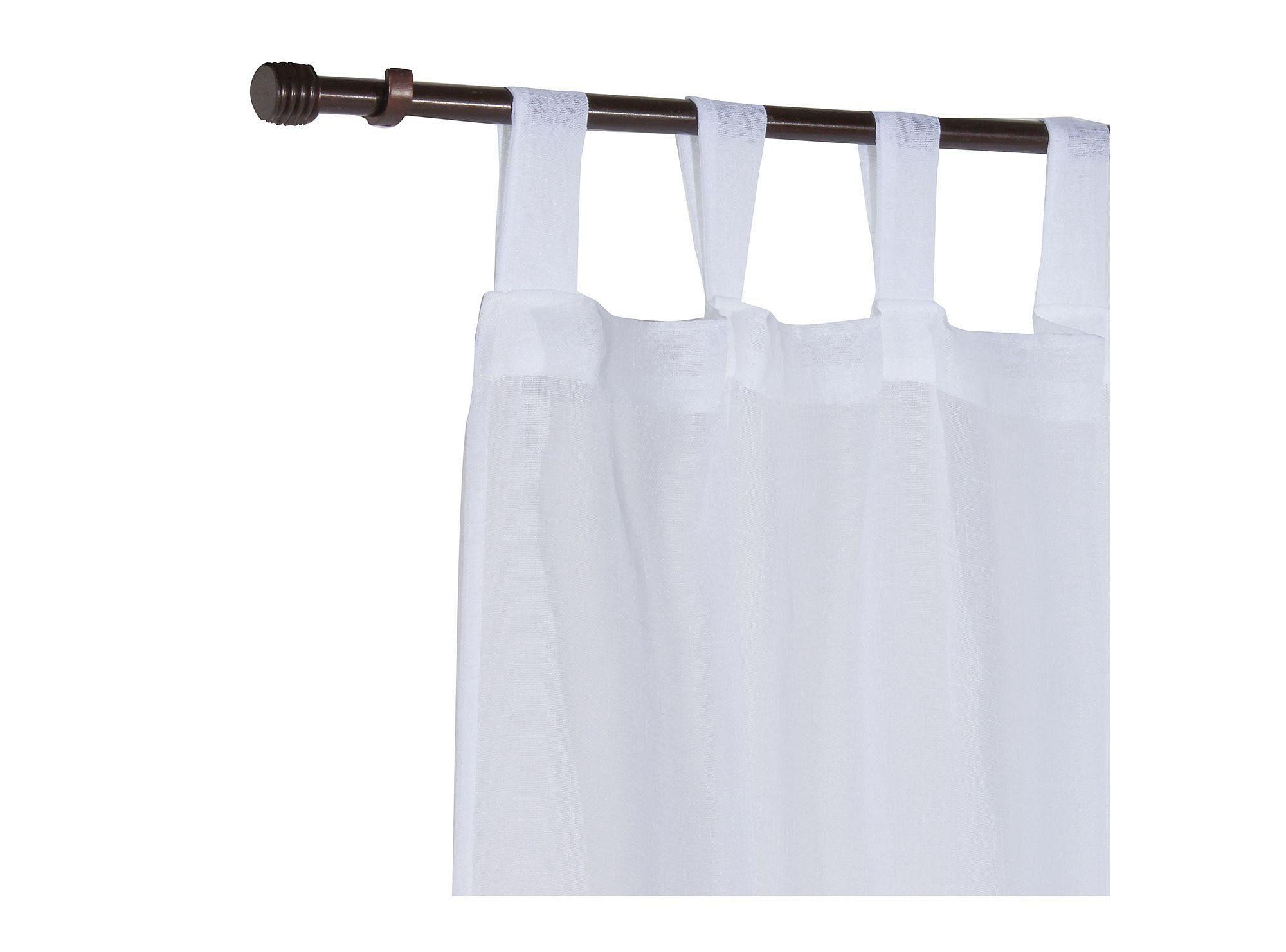 Set gasa lino presillas 145x230 cm Texfina-1