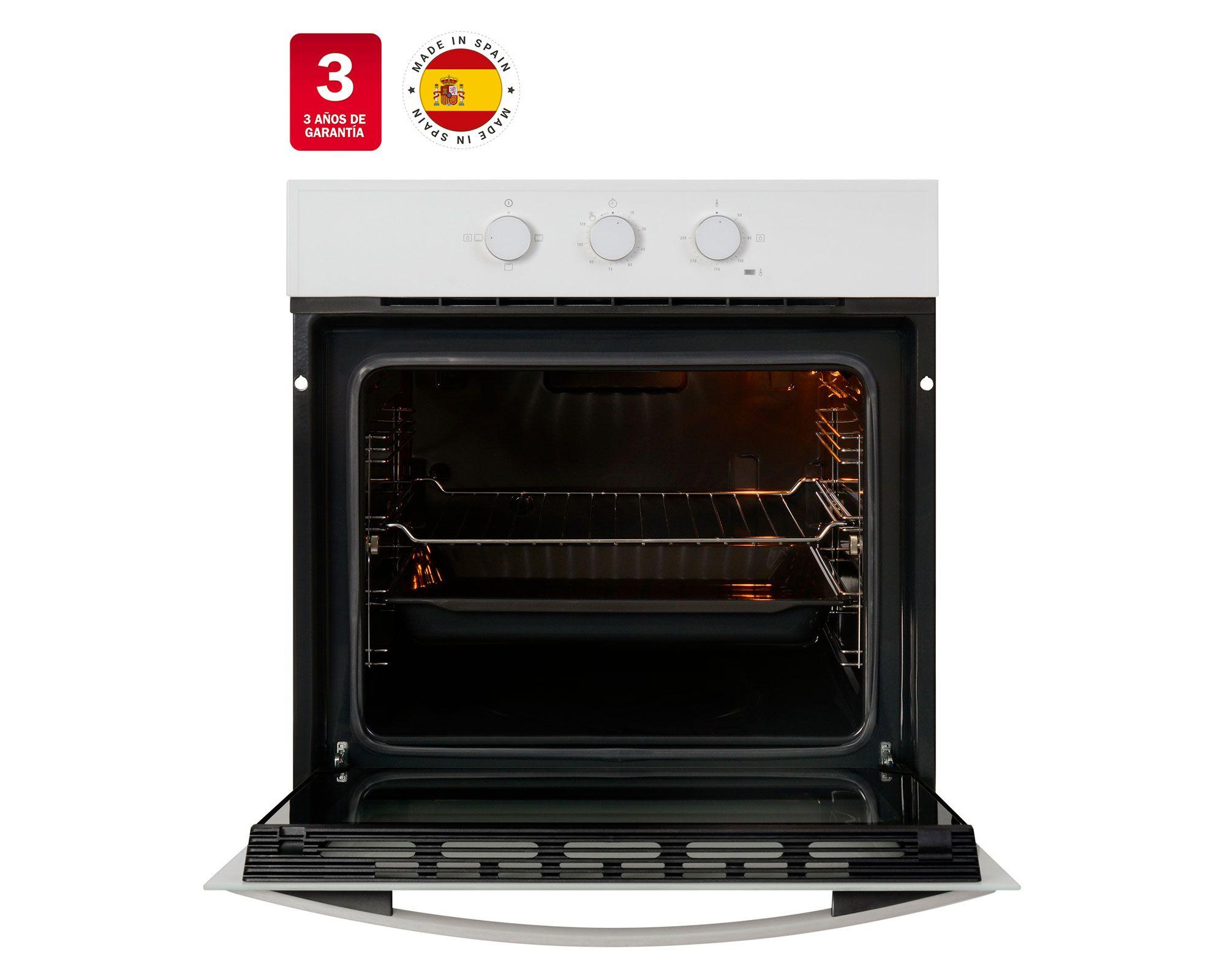 Horno eléctrico empotrado HBB-510 WH blanco 67 lt-1