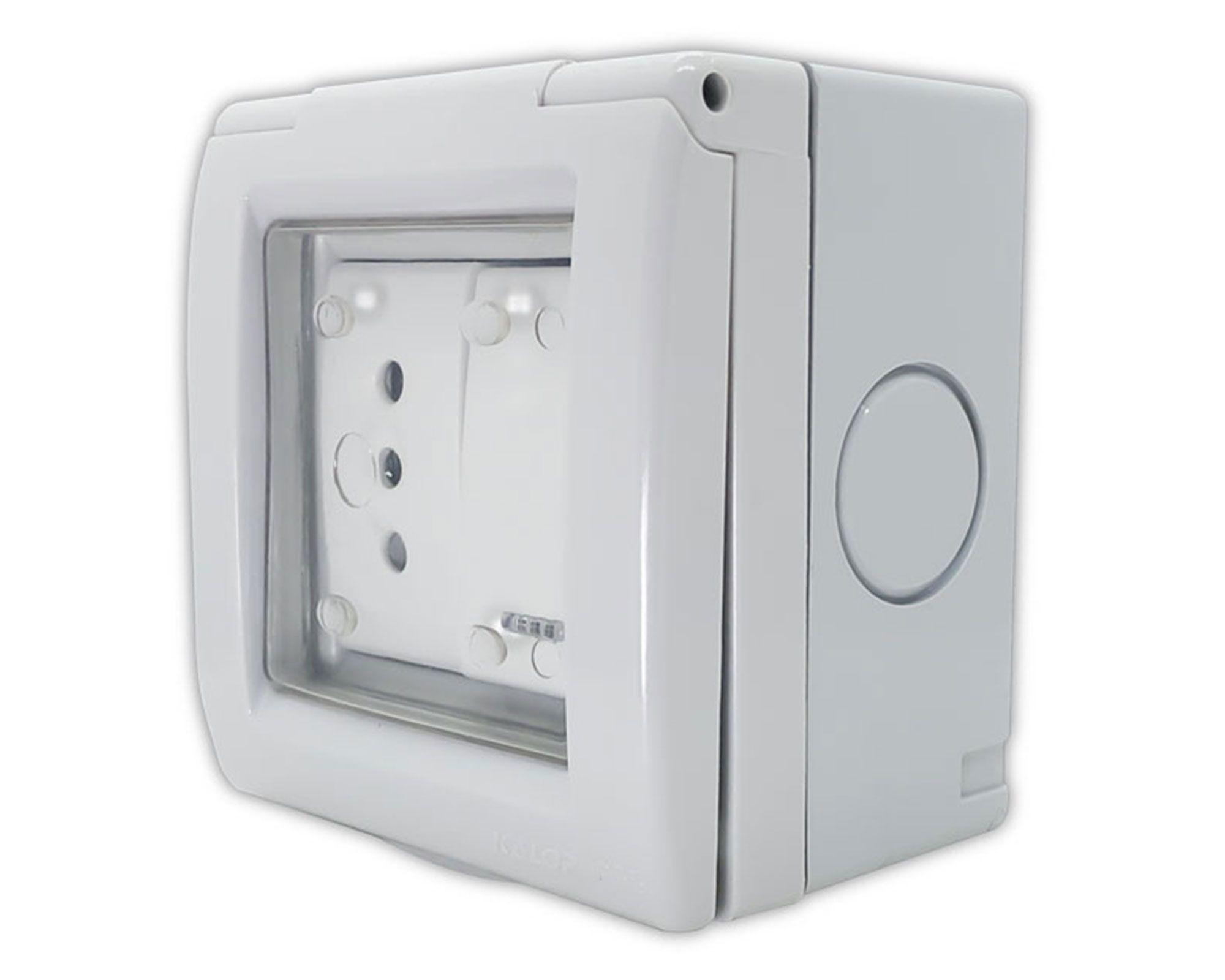 Caja sigma interruptor 9/12 + enchufe 10A Kalop-2