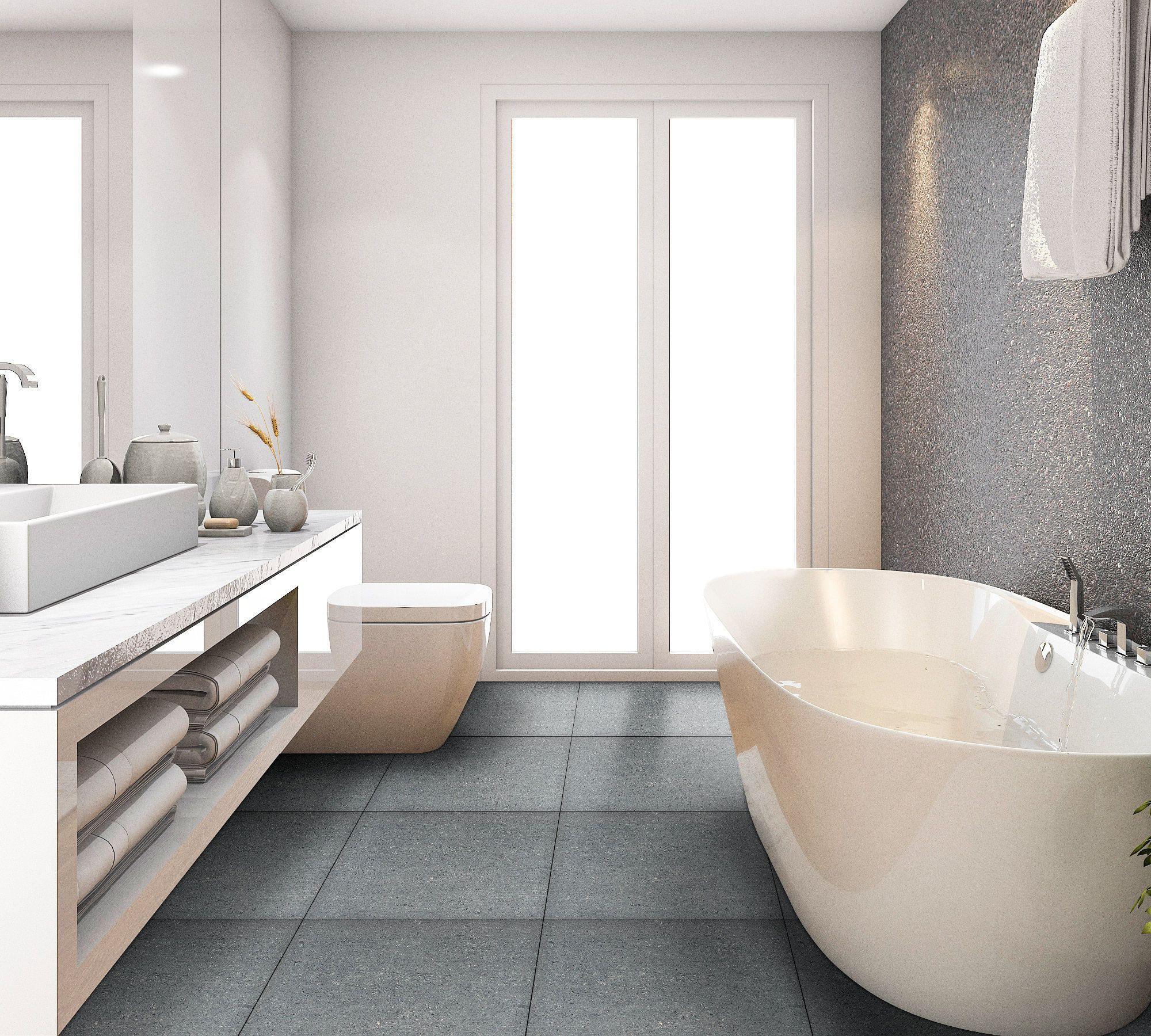 Porcelanato piso muro 60x60 cm Clinker gris oscuro 1,44 m2 Baldara-1
