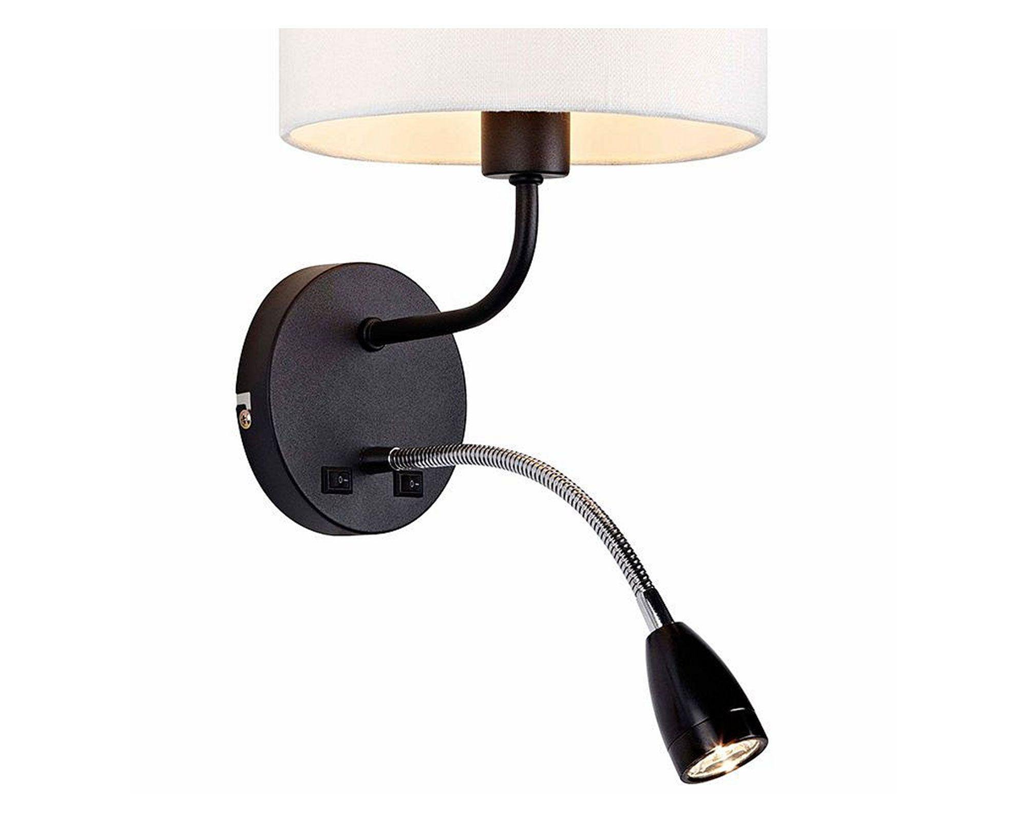 Aplique 2L E27 Mason blanco/negro ByP-2