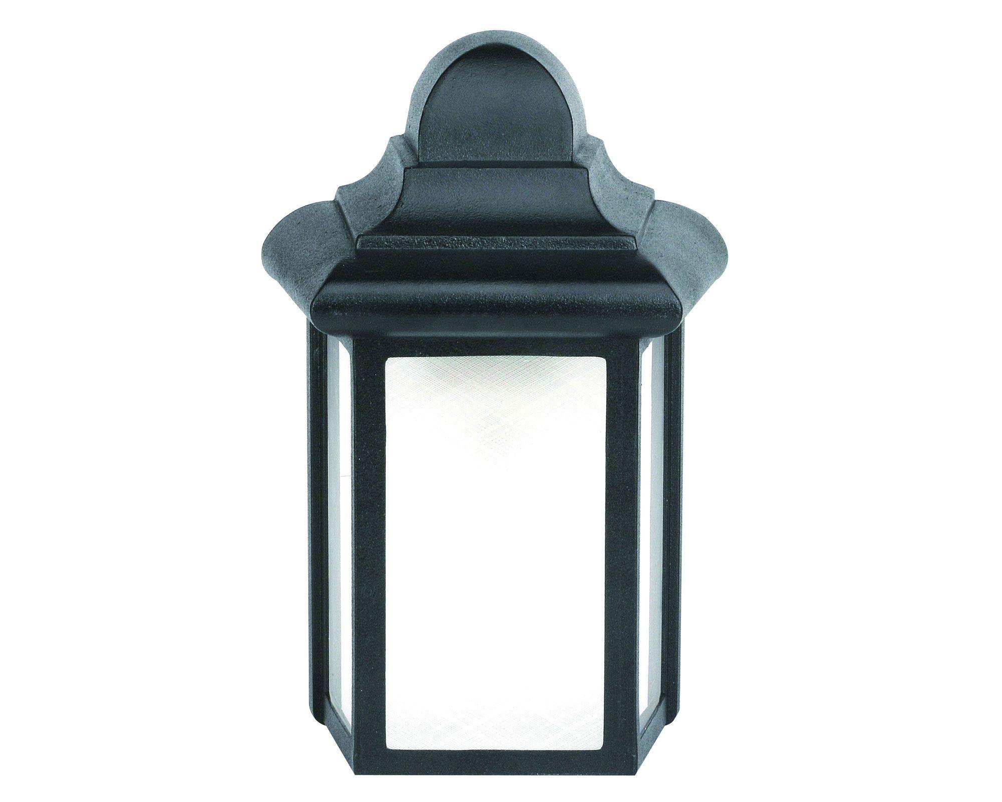 Farol pared 1L E27 2221 negro Abitare-3