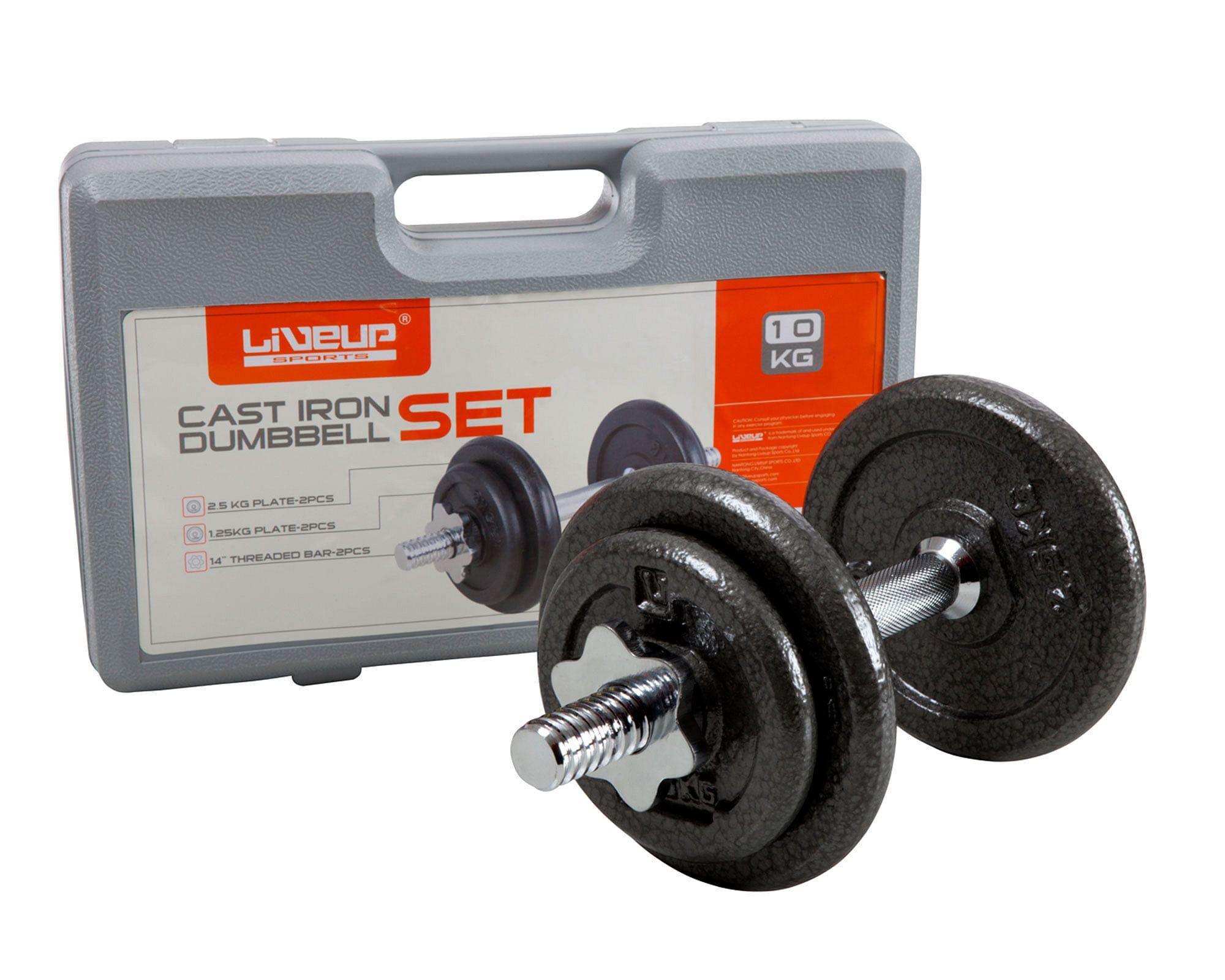 Set Mancuernas 10 kg LS2326B Live up-0