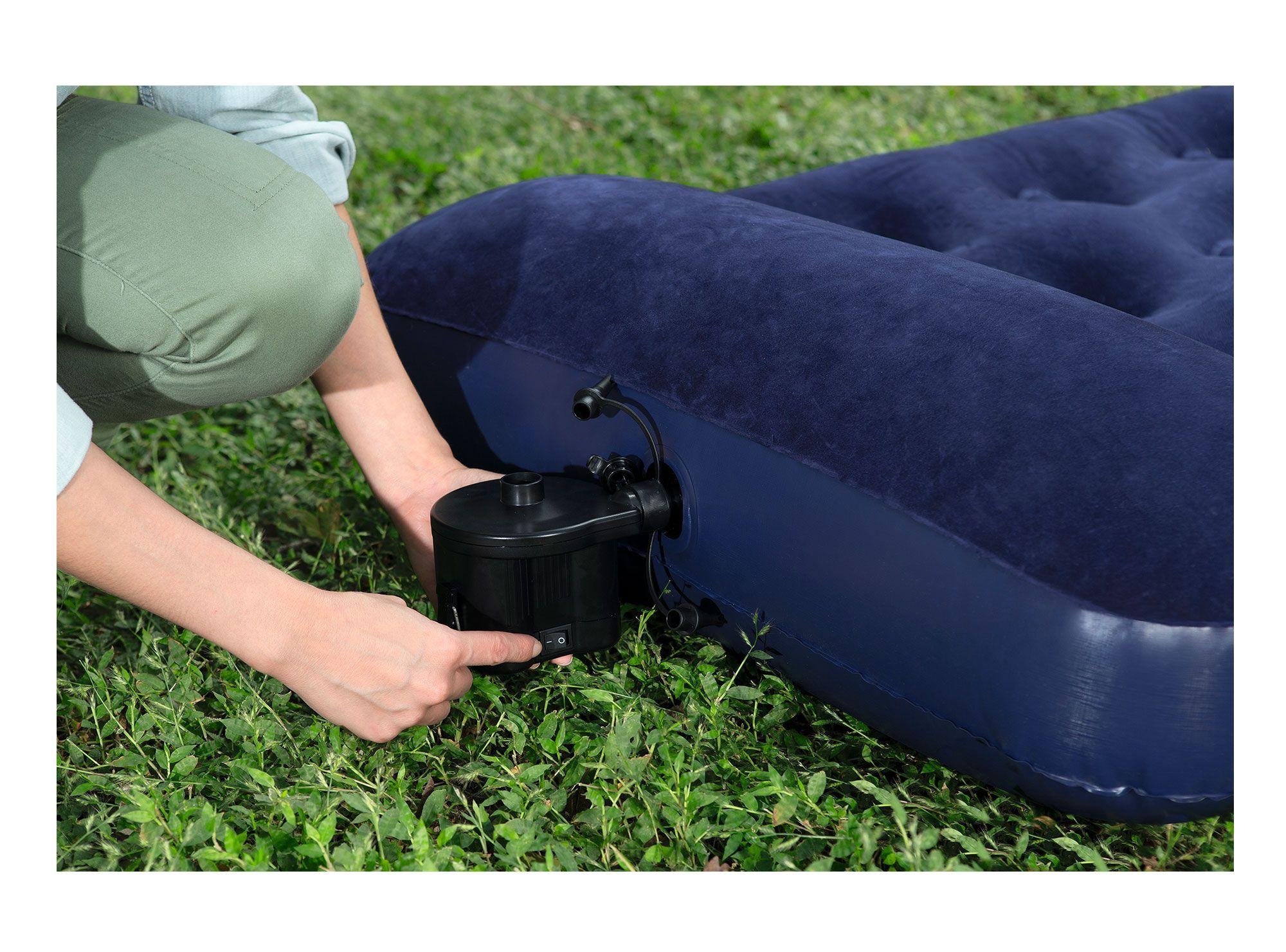 Colchón inflable single 185x76x28 cm inflador de pie Pavillo-4