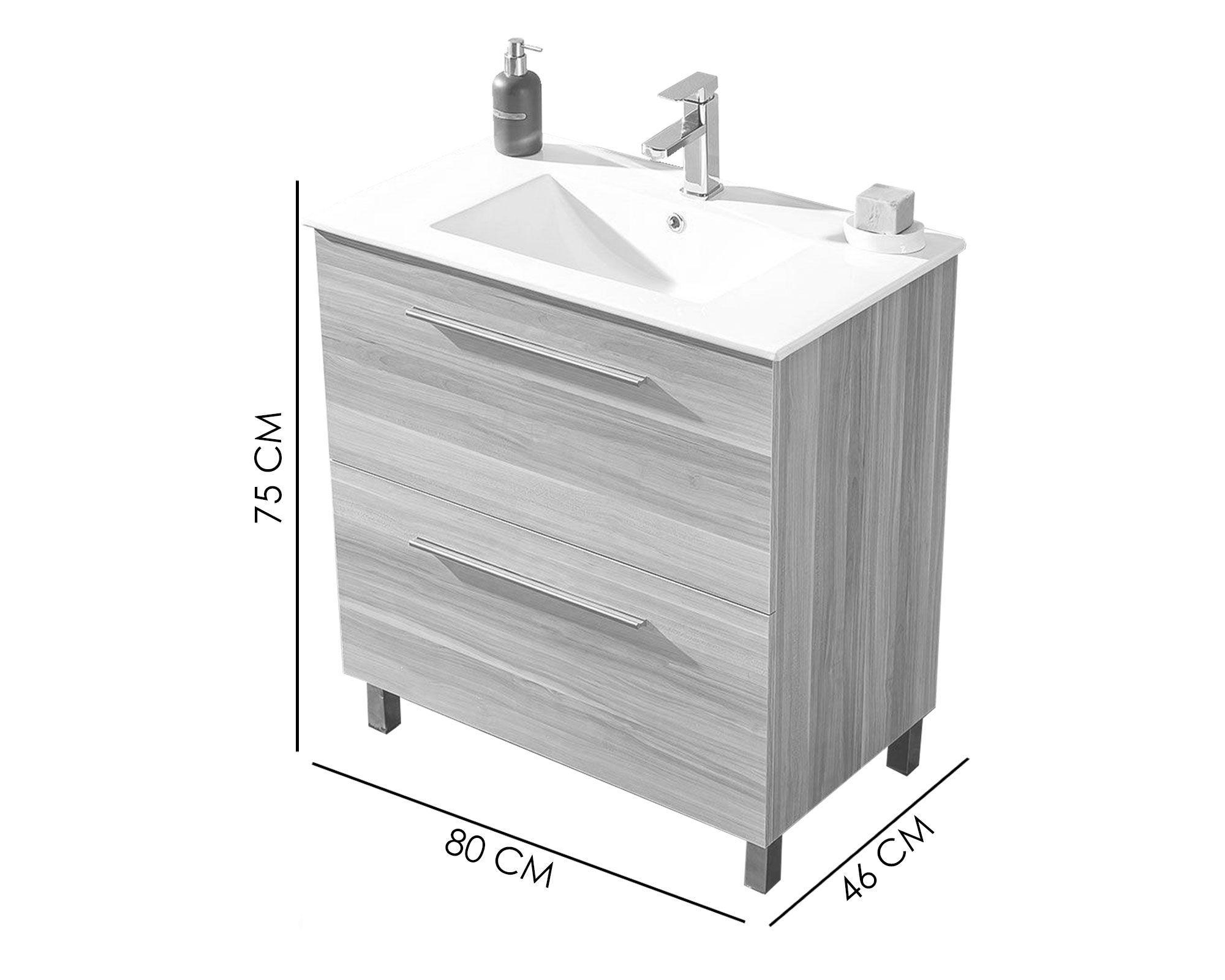 Mueble vanitorio 80 cm Anna natural Vessanti-3
