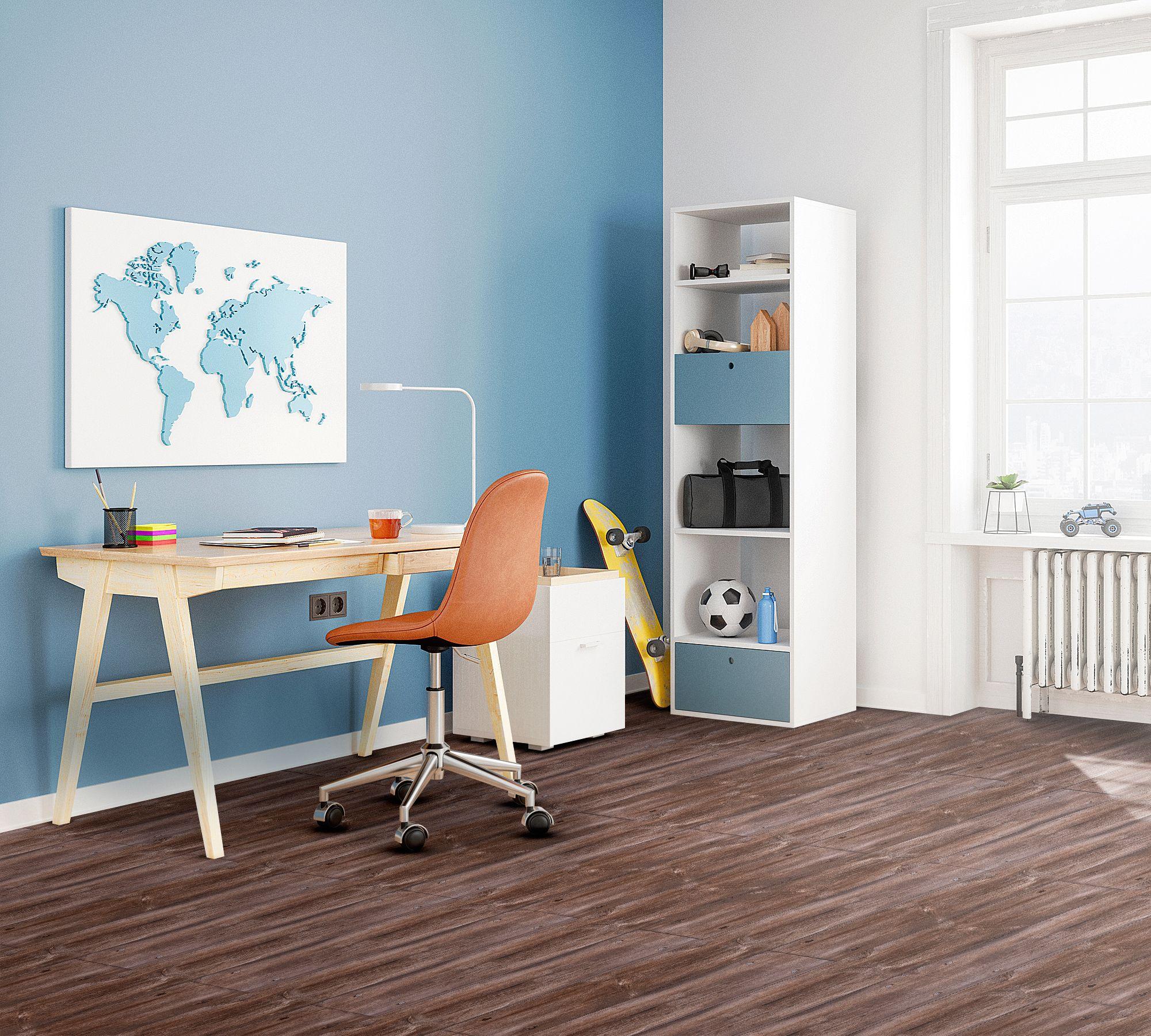 Gres porcelánico piso muro 15,5x67,7 cm Balau greyed 1,36 m2 Oset-1