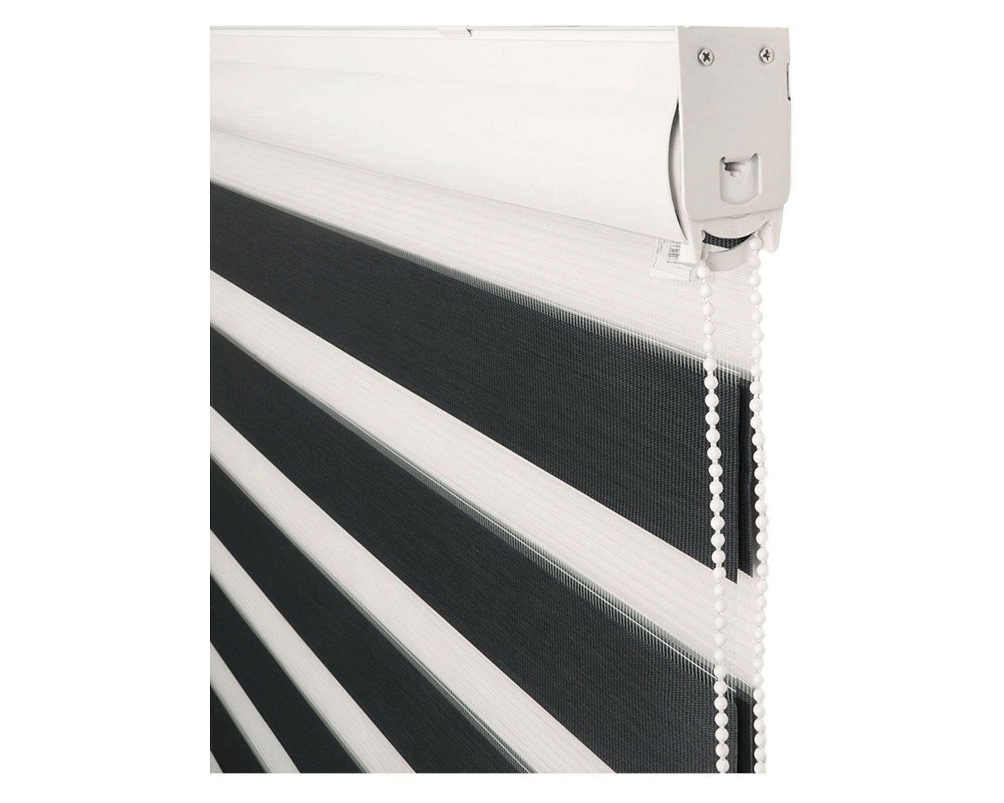 Cortina roller zebra 100x165 cm gris oscuro Cotidiana-2