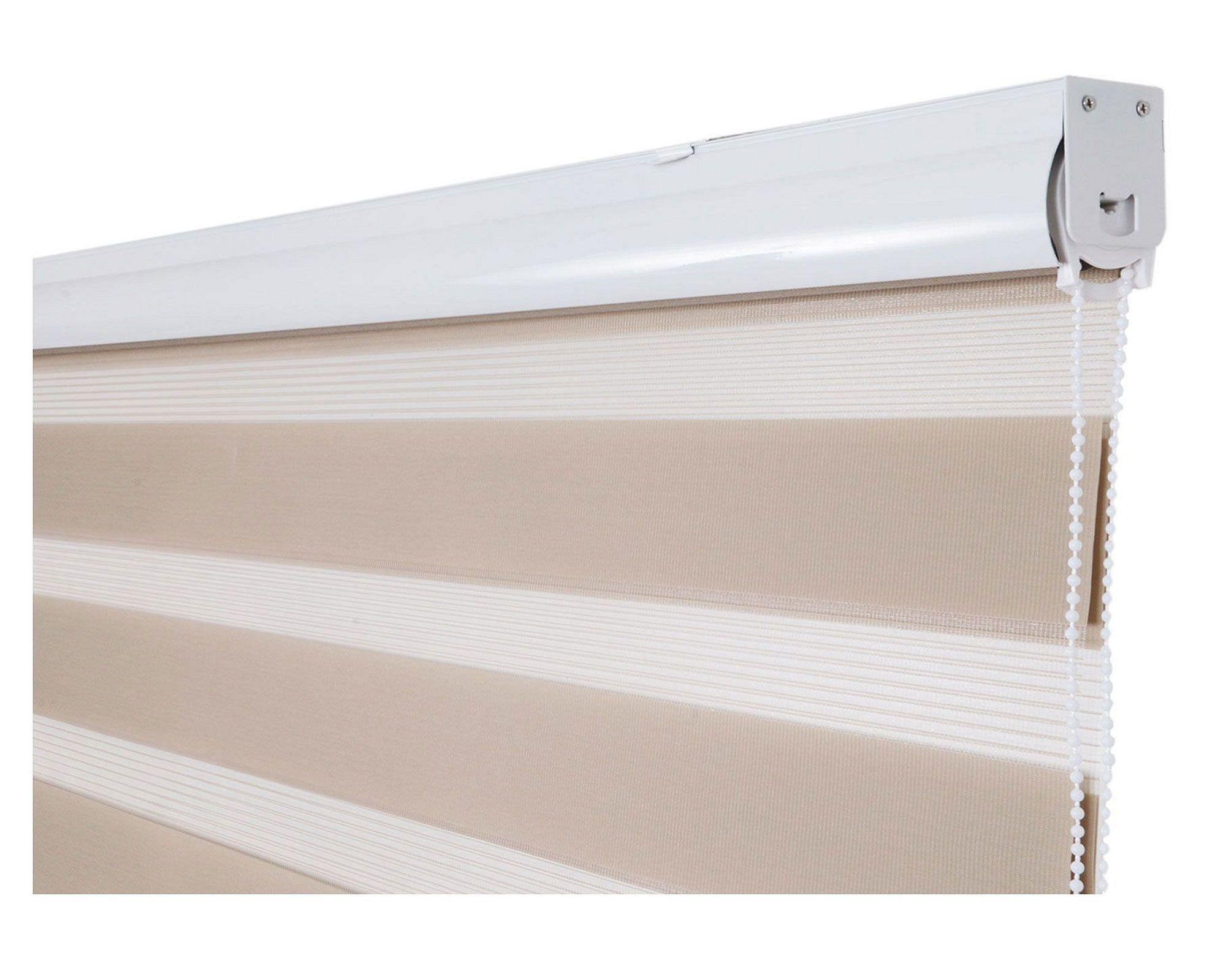 Cortina roller zebra 150x165 cm beige Cotidiana-2