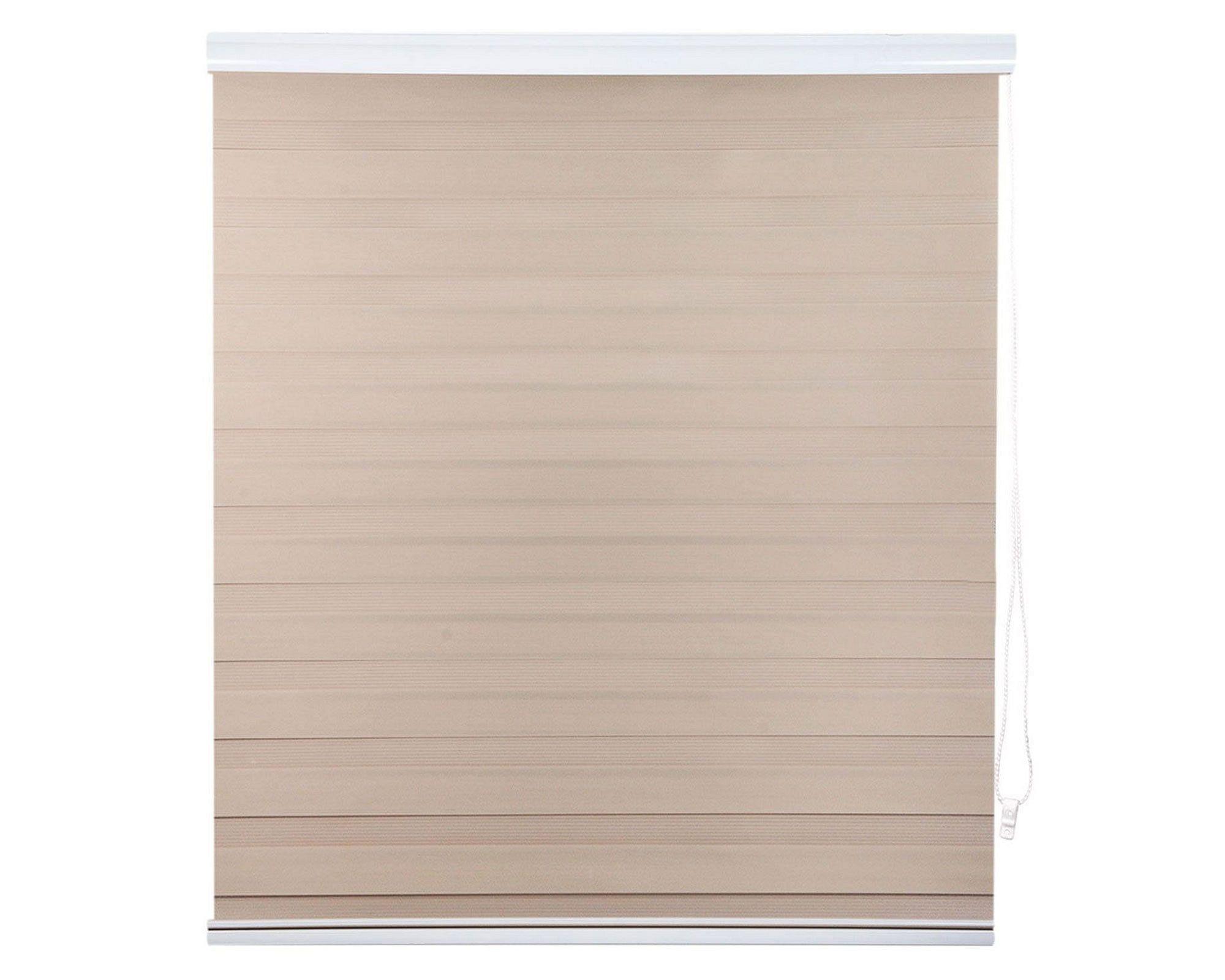 Cortina roller zebra 160x165 cm beige Cotidiana-1