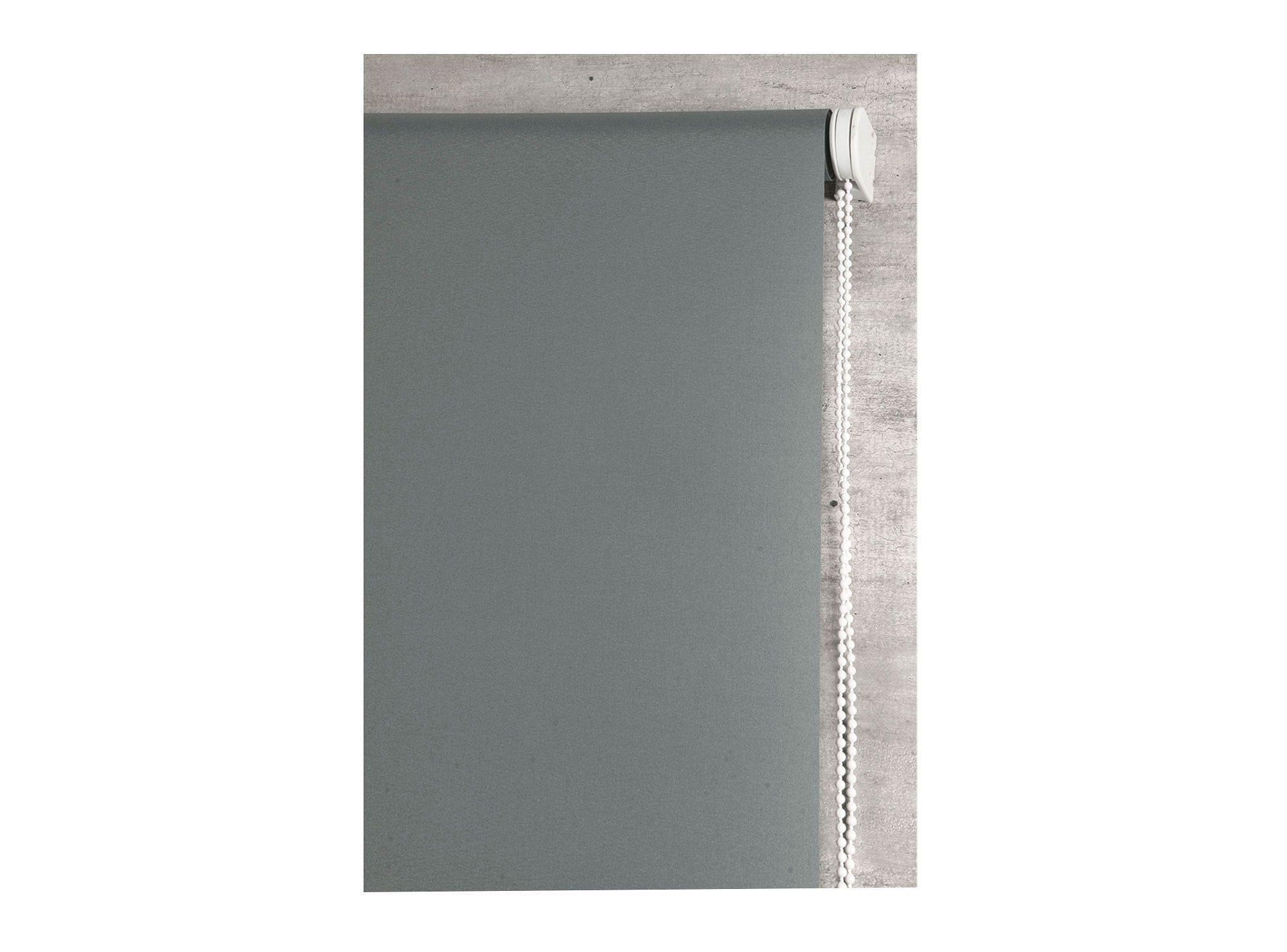 Cortina roller blackout 140x250 cm gris oscuro Cotidiana-1