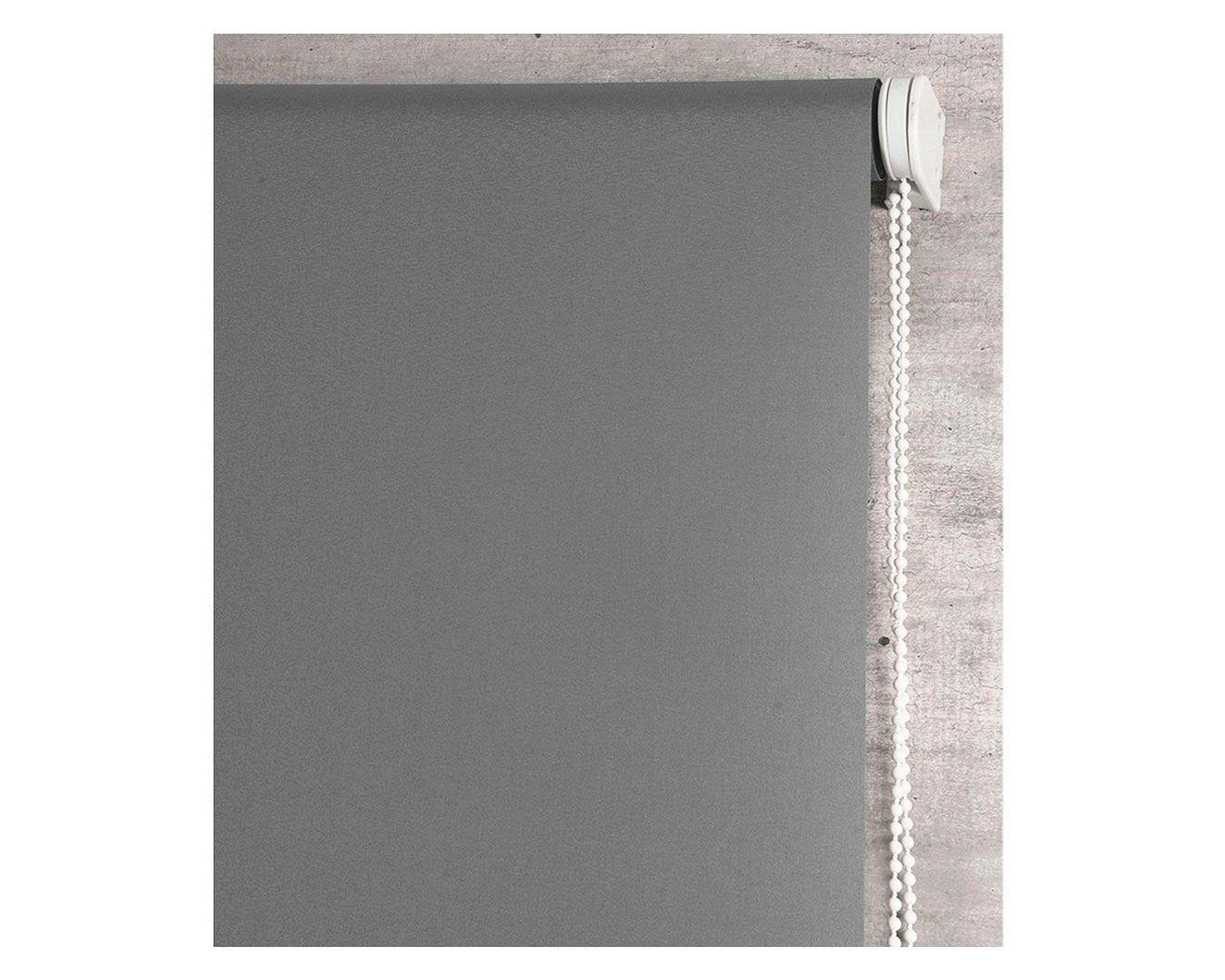 Cortina roller blackout 160x165 cm gris oscuro Cotidiana-3