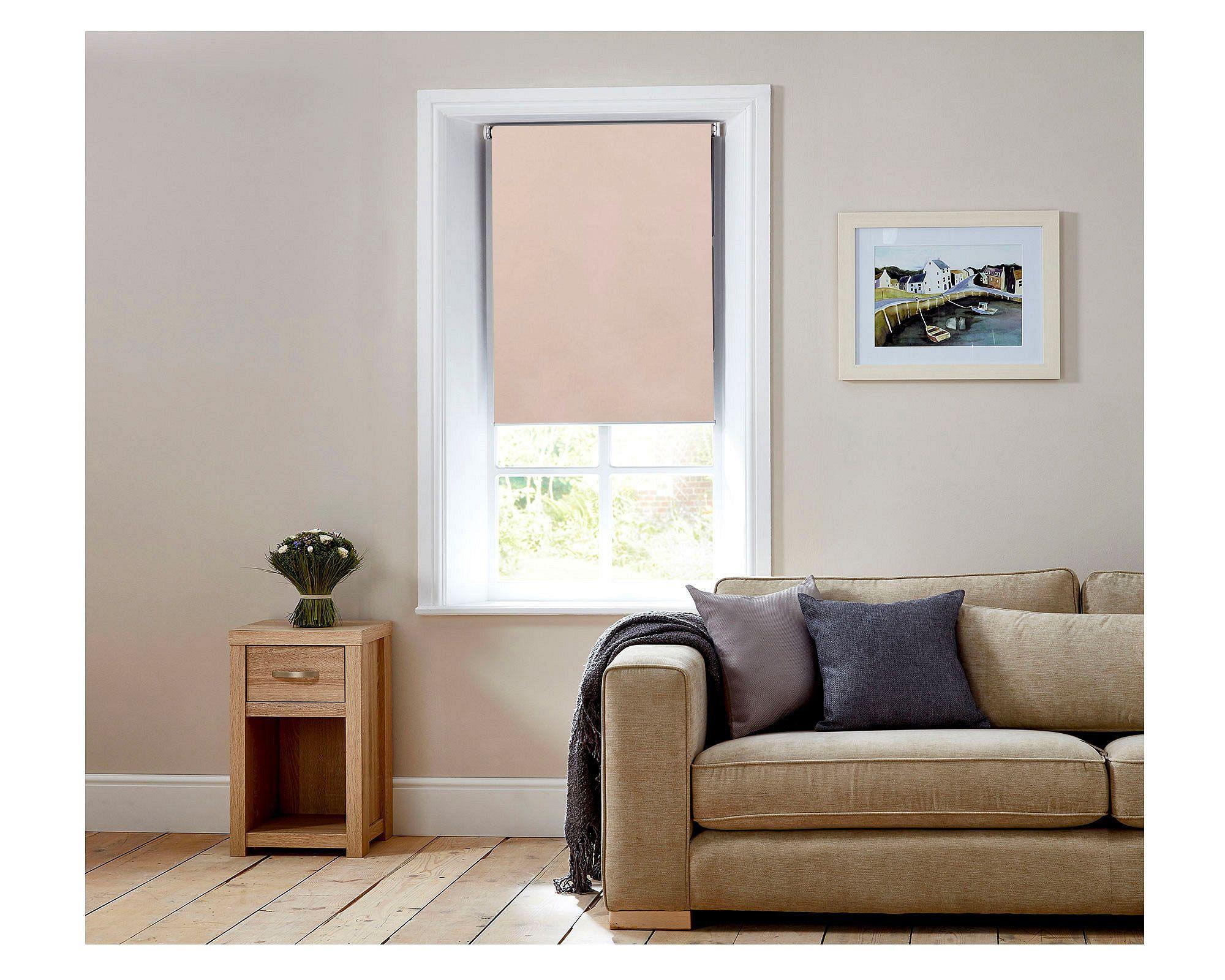 Cortina roller blackout 220x165 cm beige.-5