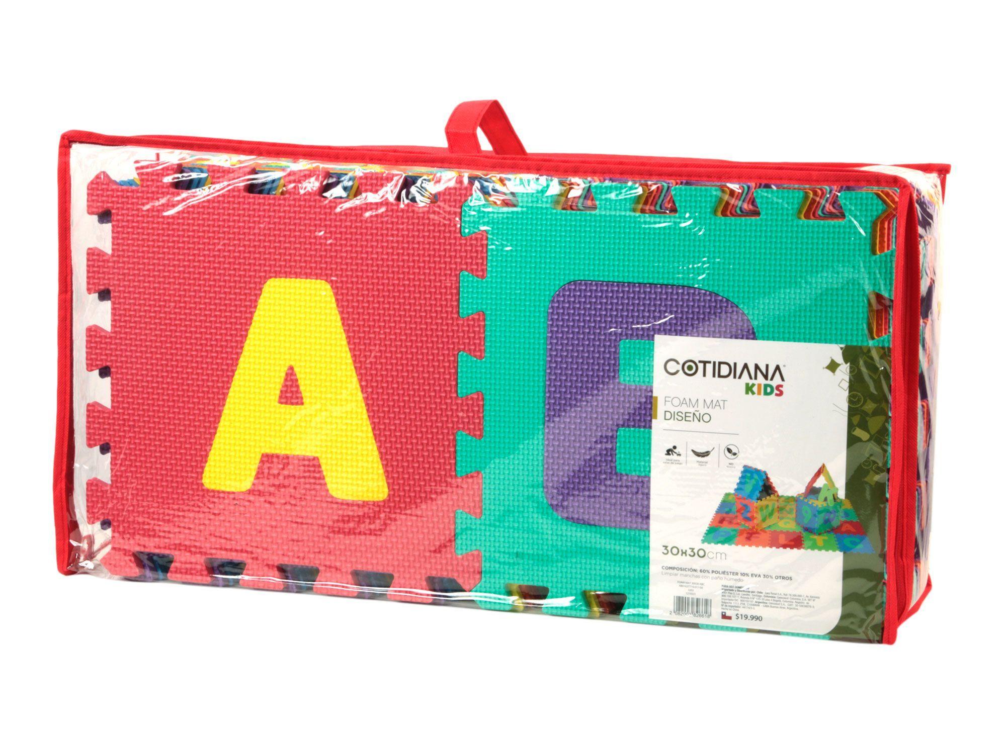 Foam mat 30x30 cm ABC Cotidiana-1
