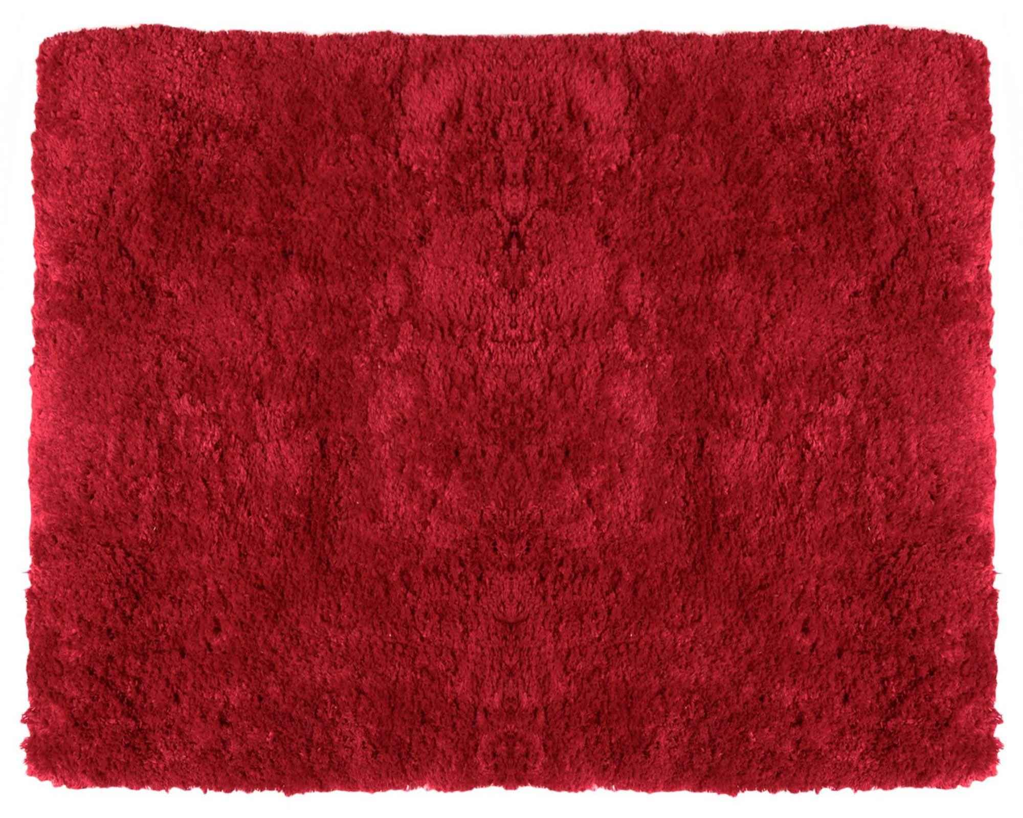 Alfombra shaggy 140x200 cm Siesta rojo-0