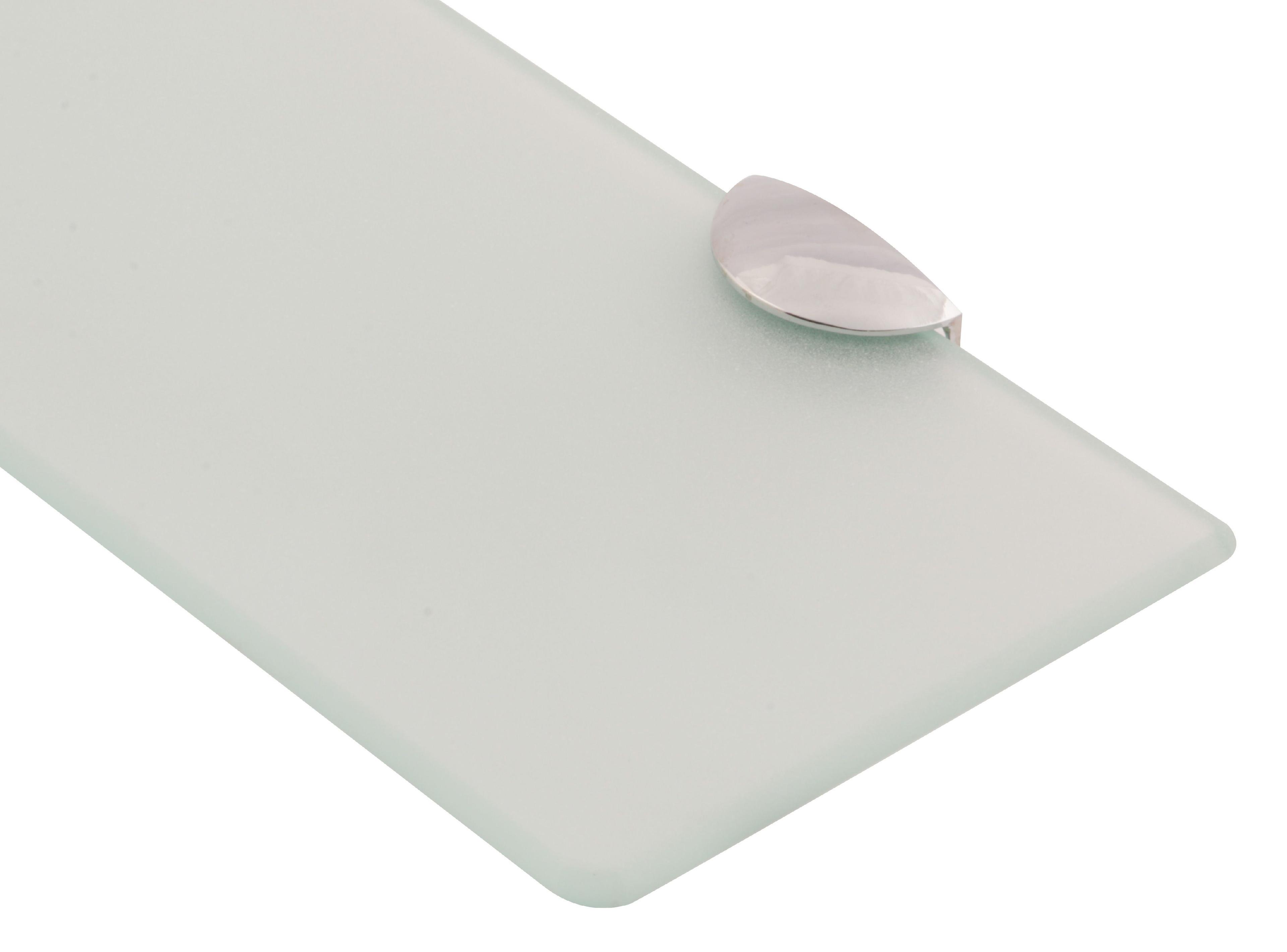 Repisa 12x40 cm transparente arenado Vessanti-2