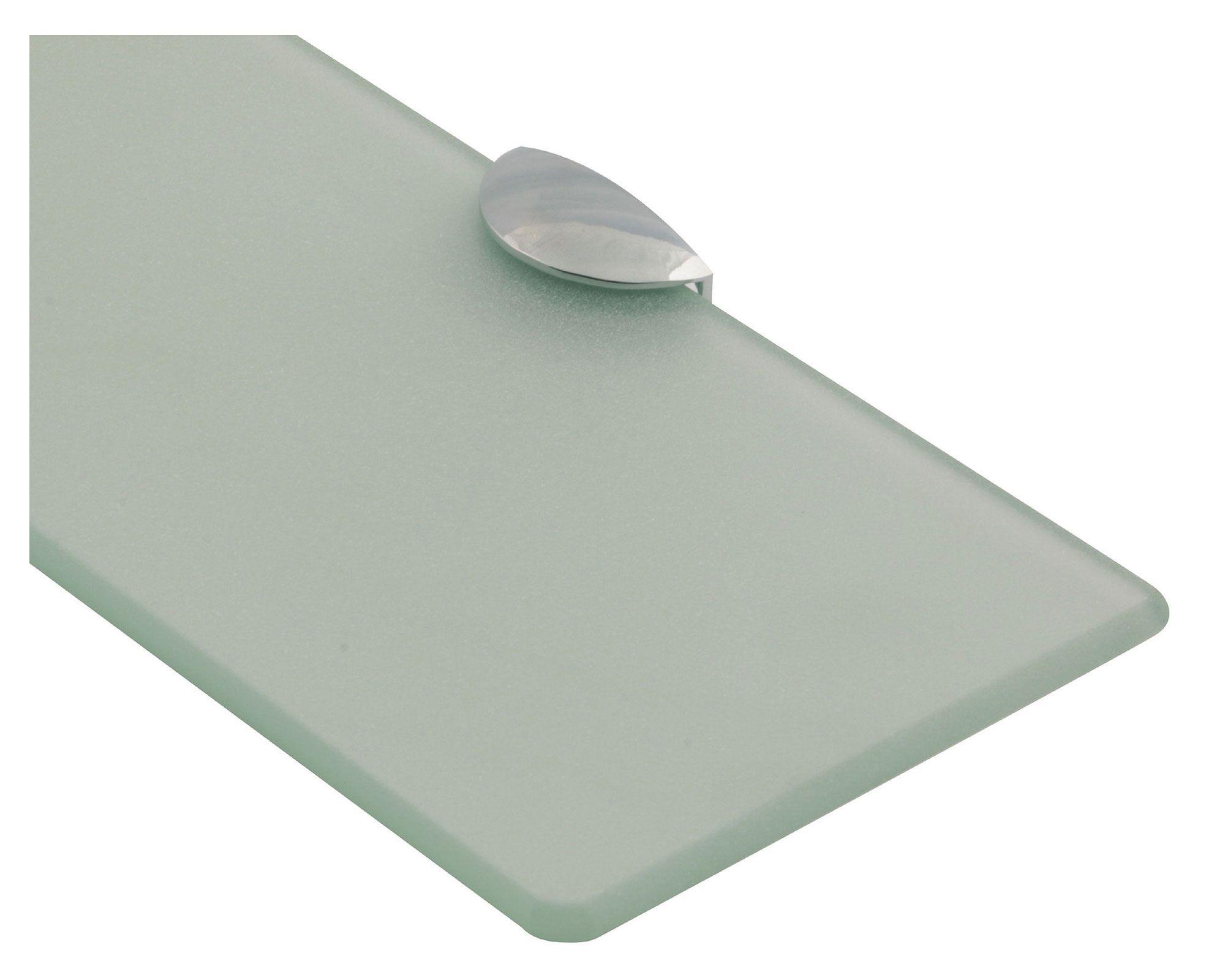 Repisa 12x50 cm transparente arenado Vessanti-2