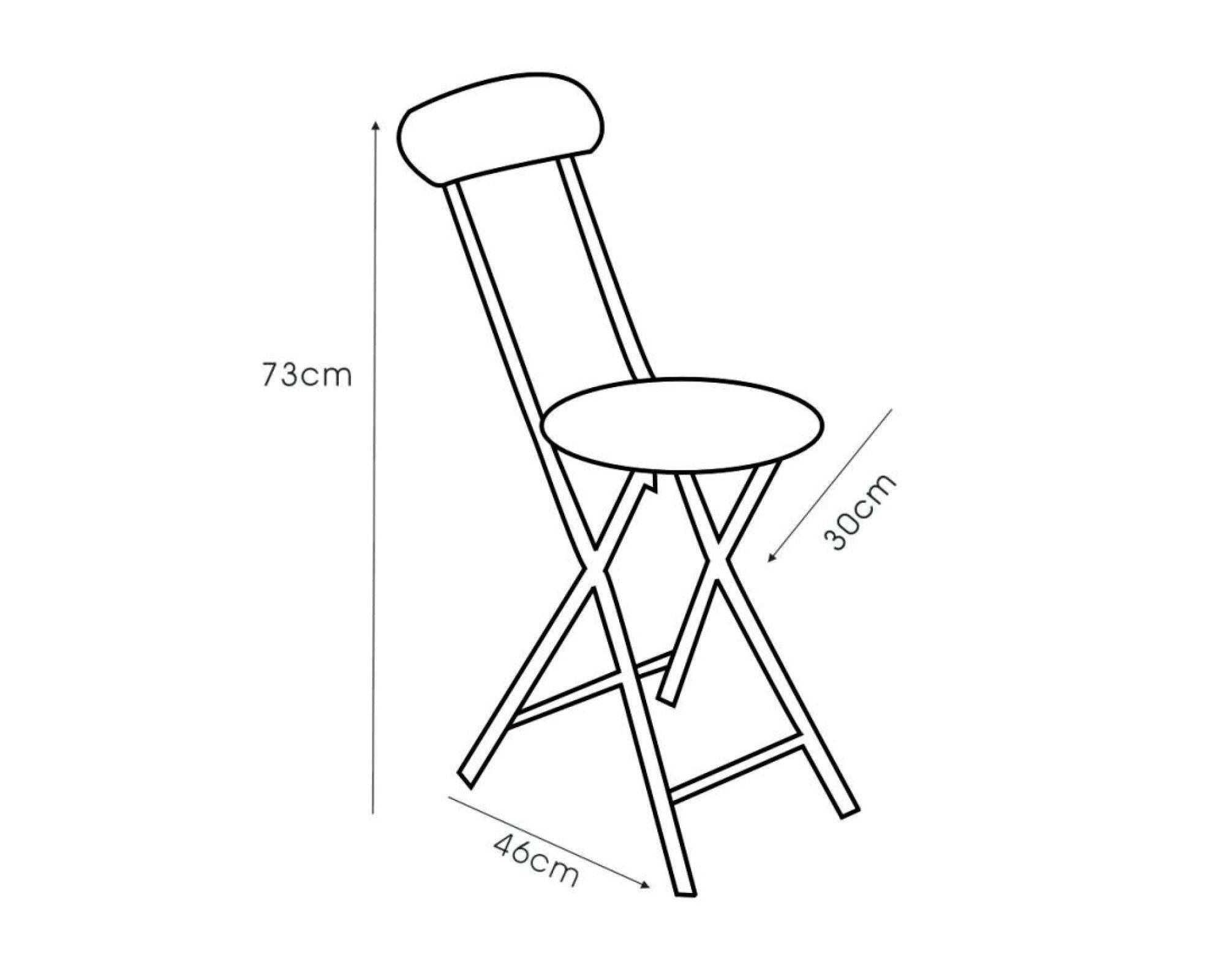 Silla plegable 20005 negro M+Design-5