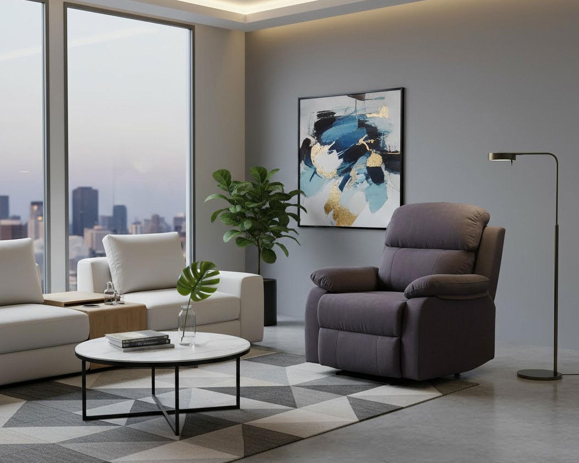 Berger reclinable Novel gris M+Design-2