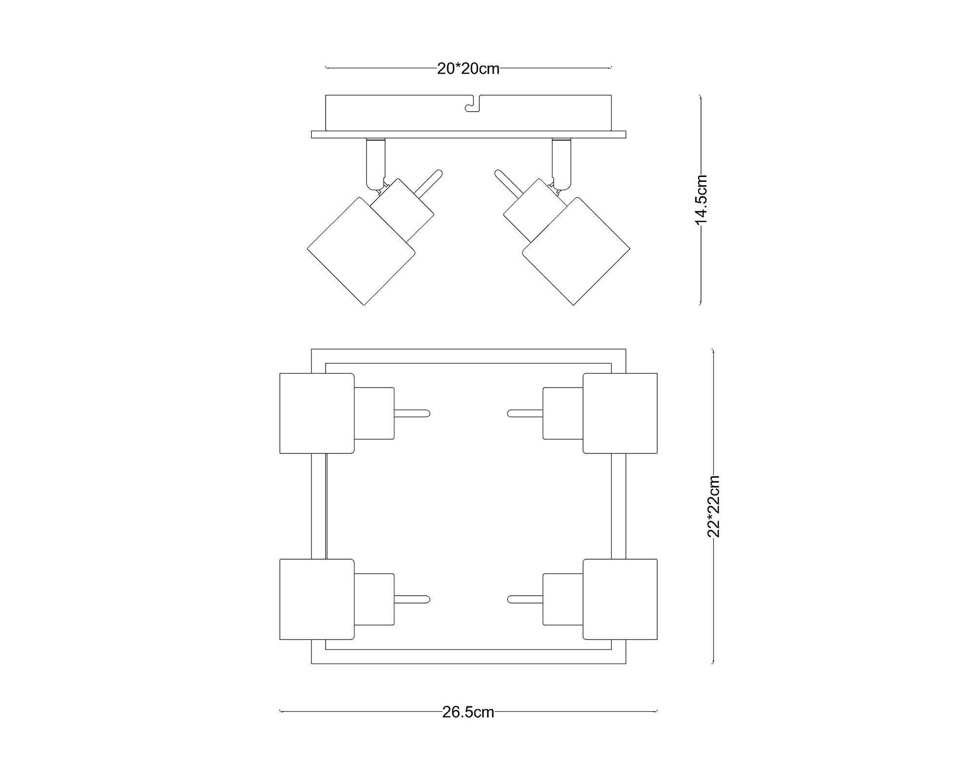 Spot 4L GU10 Altaír Abitare-6