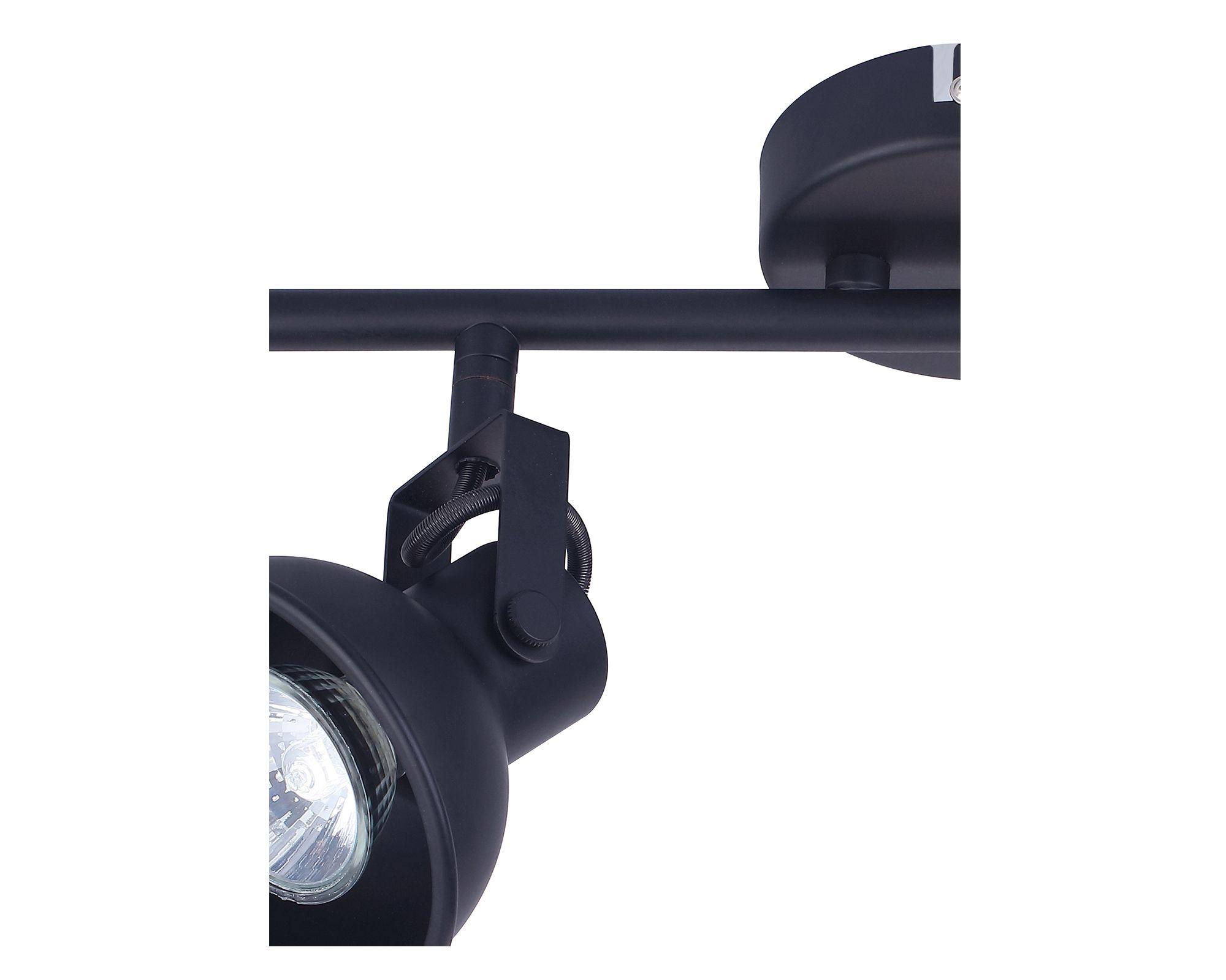 Spot 2L GU10 Aglaia negro Abitare-4
