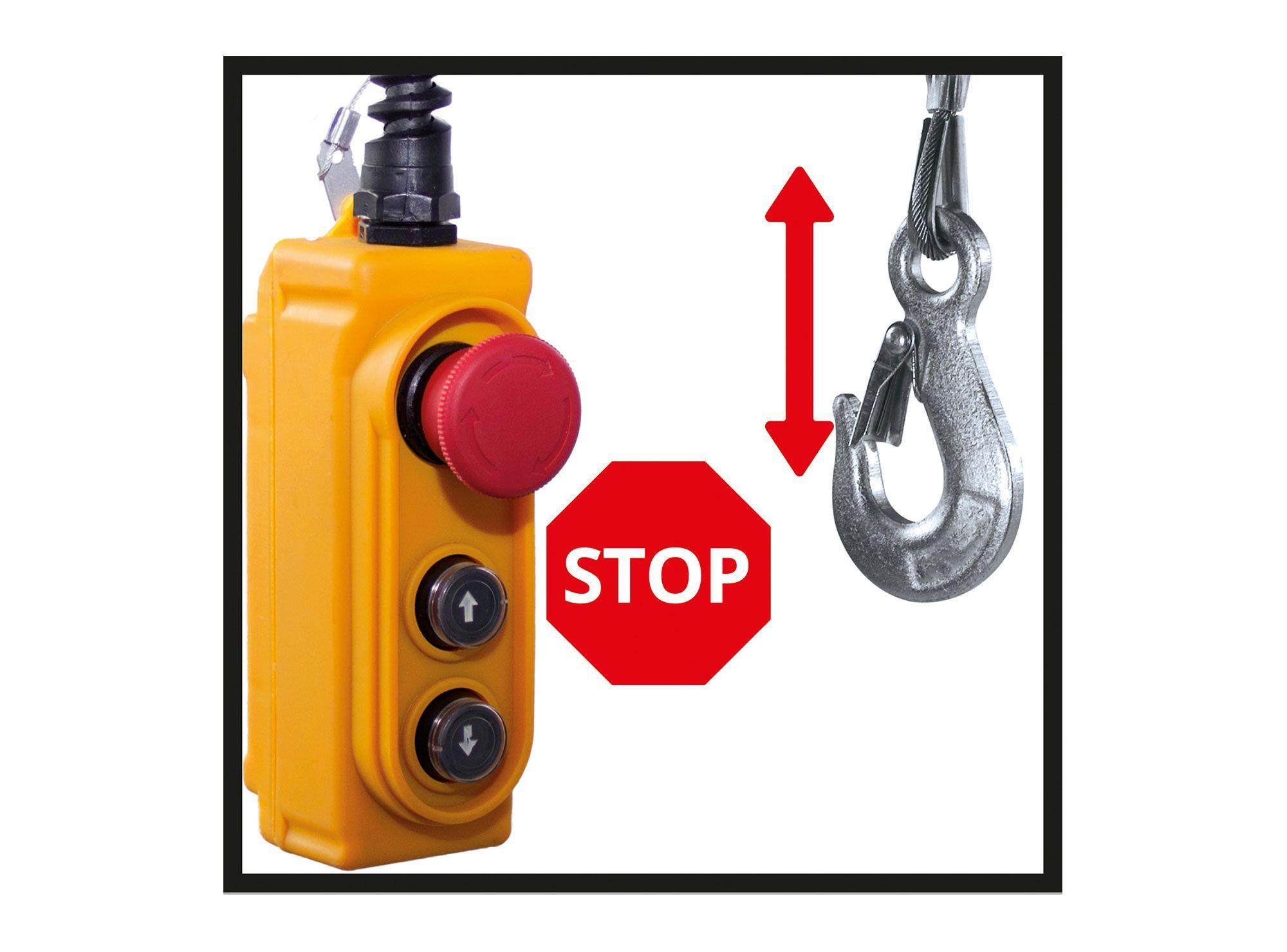 Tecle eléctrico 999 kg TC-EH 1000 Einhell-4