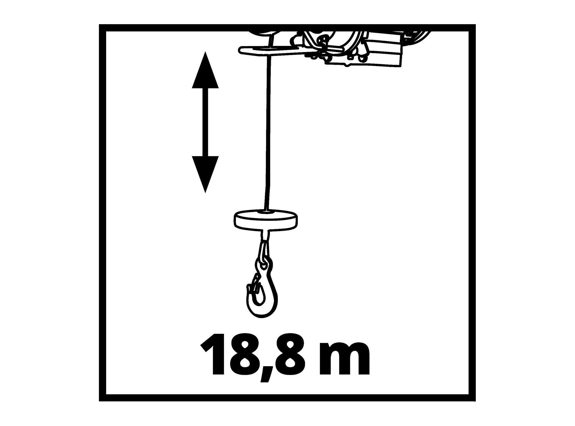 Tecle eléctrico 999 kg TC-EH 1000 Einhell-9