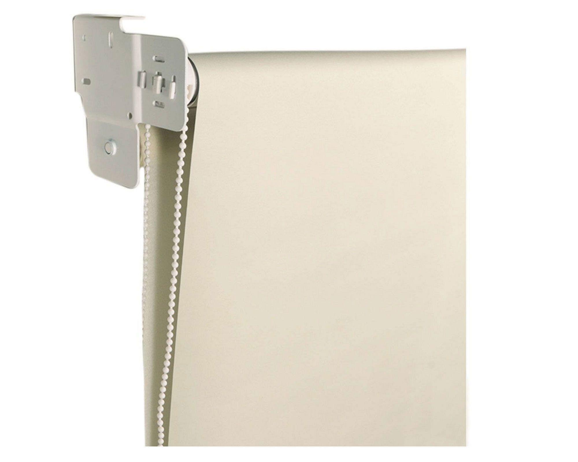 Cortina roller doble blackout 140x165 cm liso beige Cotidiana-2