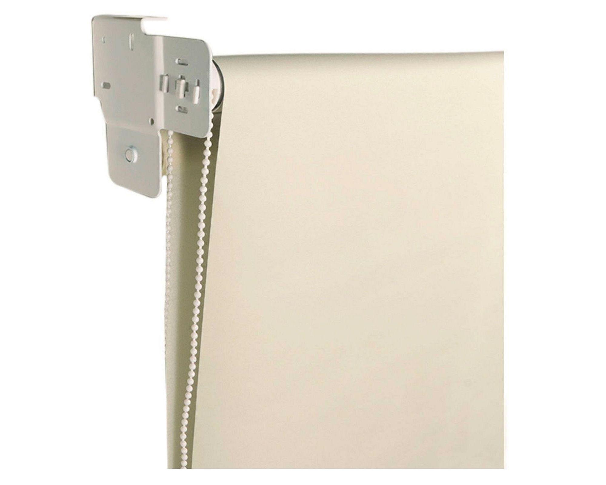 Cortina roller doble blackout 100x165 cm liso beige Cotidiana-2