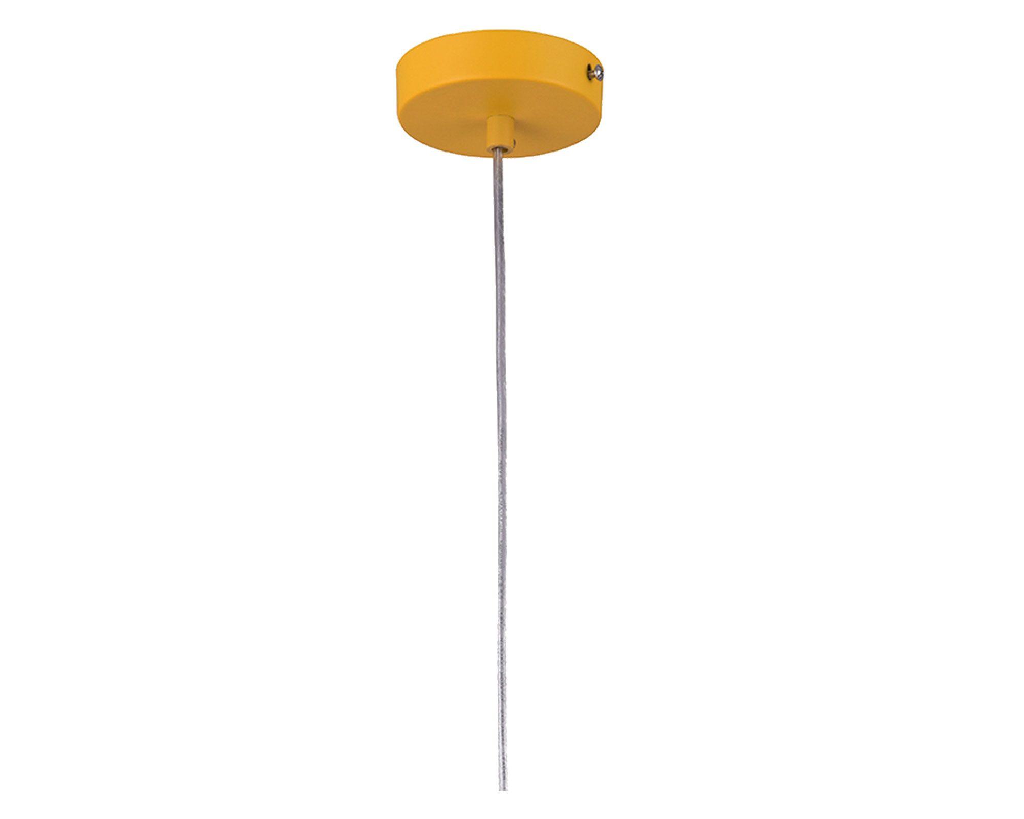 Lámpara colgante Atik mostaza E27 Abitare-6