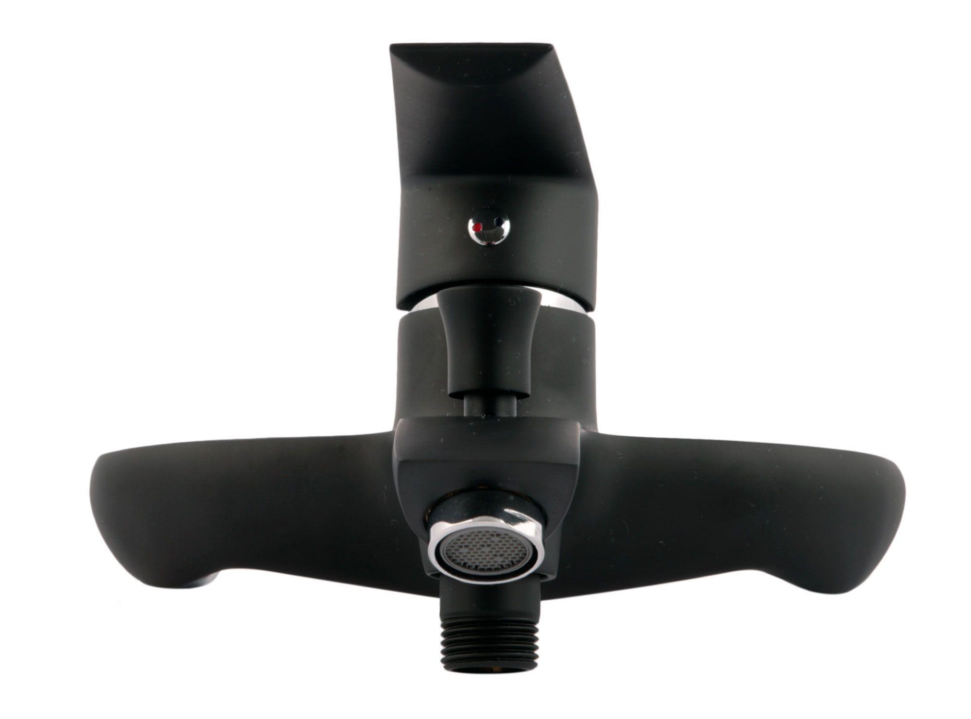 Combinación tina ducha Ibiza negro Vessanti-3