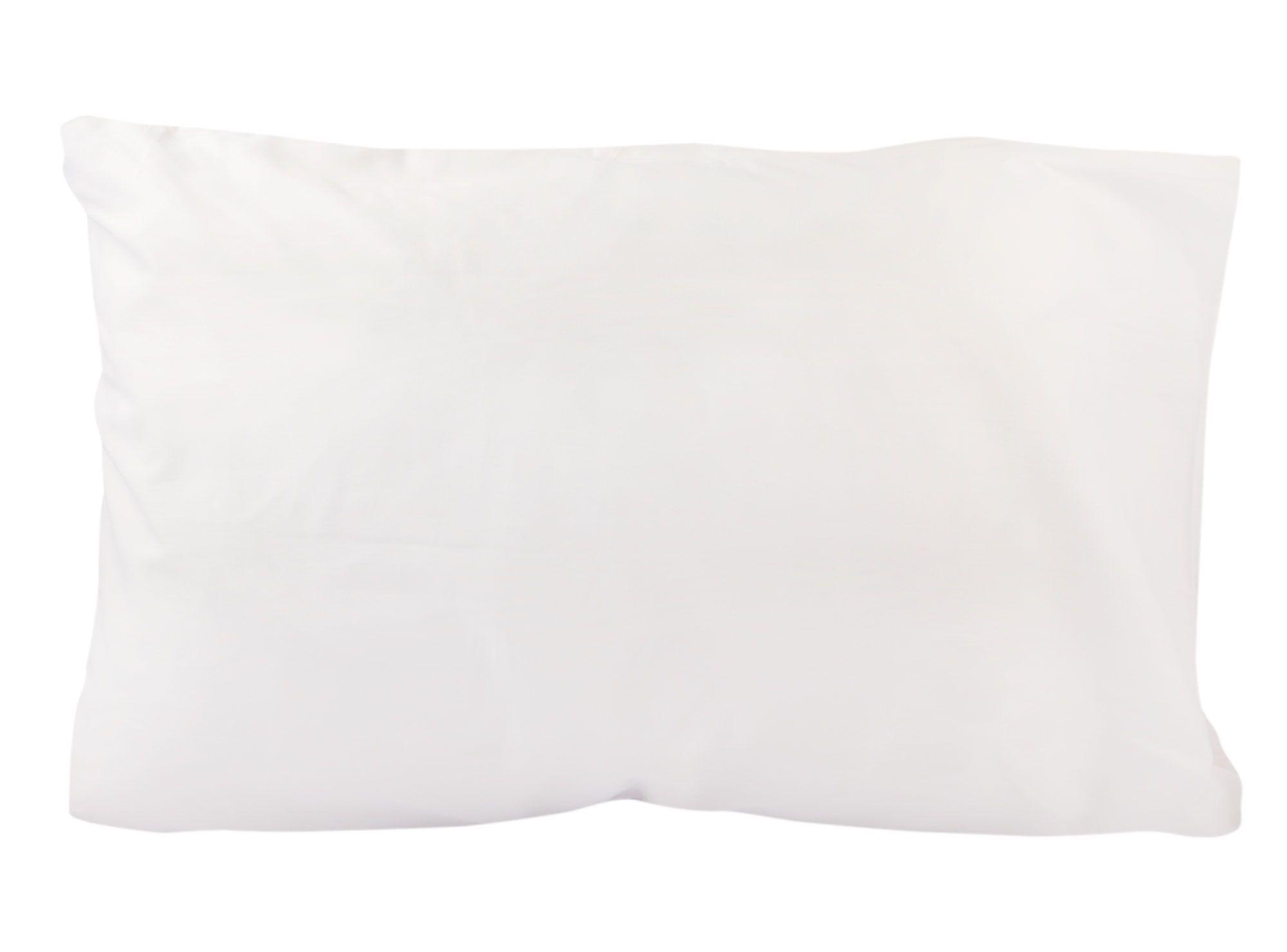 Funda almohada 50x90 cm 220 hilos blanco 2 unidades Cotidiana-0
