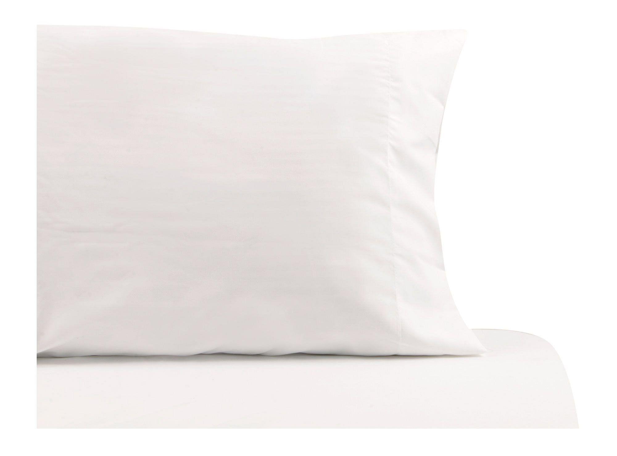 Juego sábanas 2 plazas lisa blanco Cotidiana-1