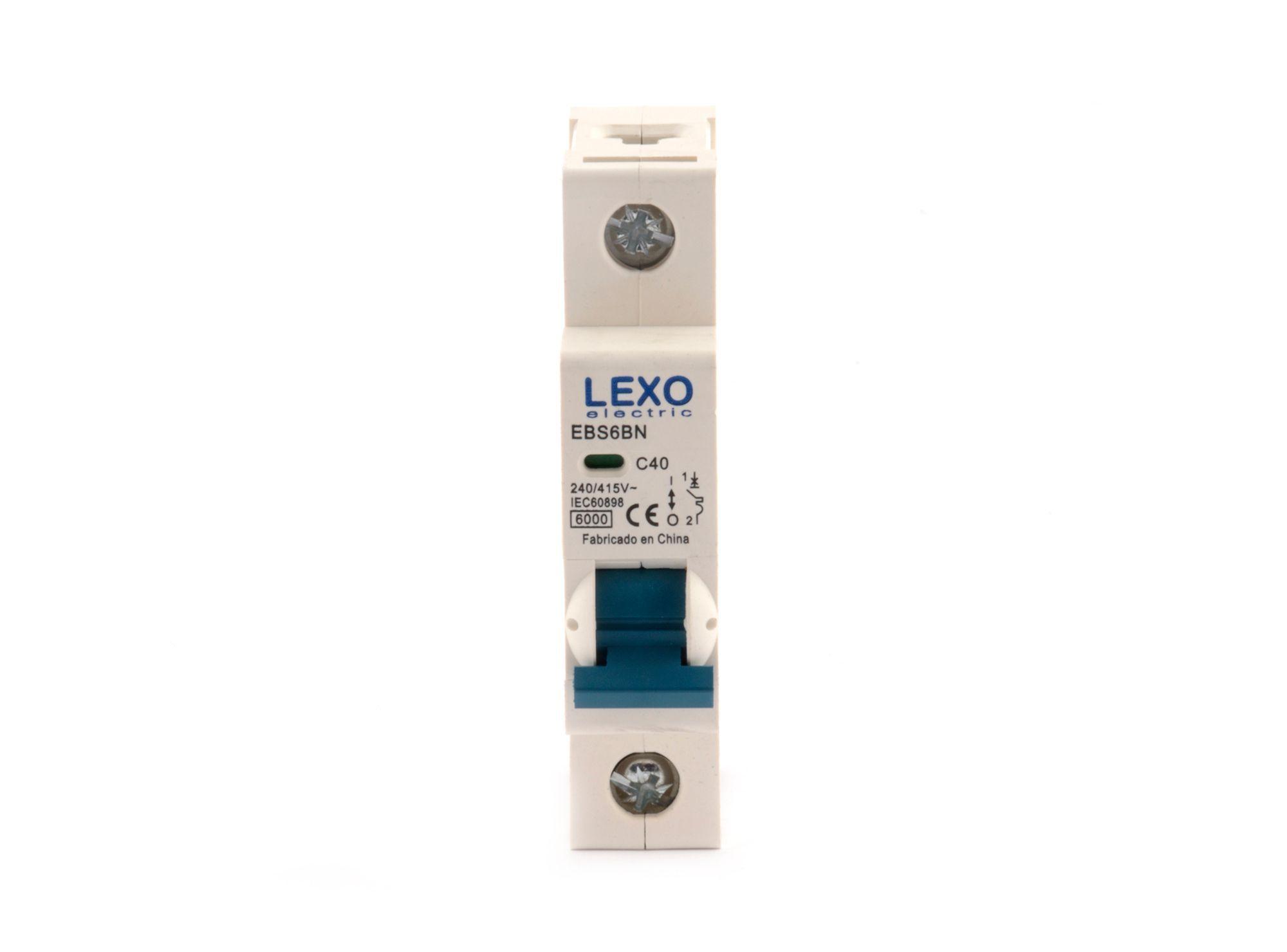 Interruptor automático C 40A EBS6BN Lexo-0