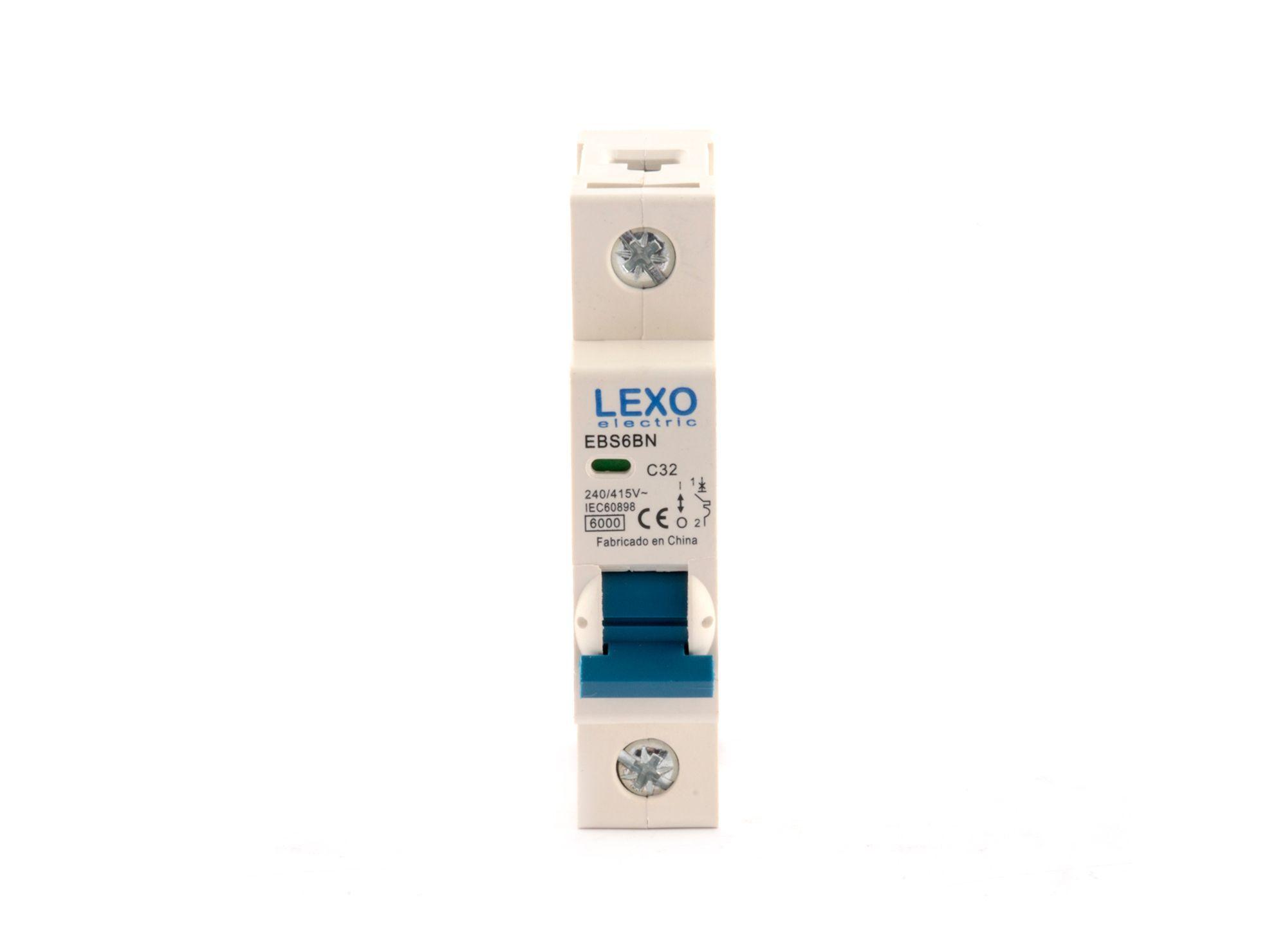 Interruptor automático C 32A EBS6BN Lexo-0