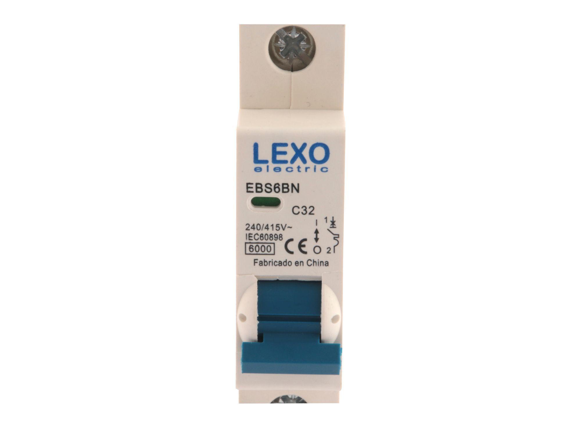 Interruptor automático C 32A EBS6BN Lexo-2
