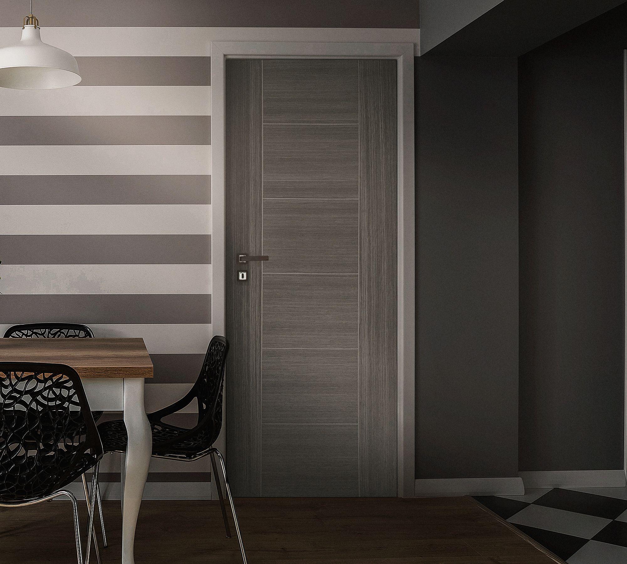 Puerta Interior Amparo Silver HDF 80x200 cm Masonite-0