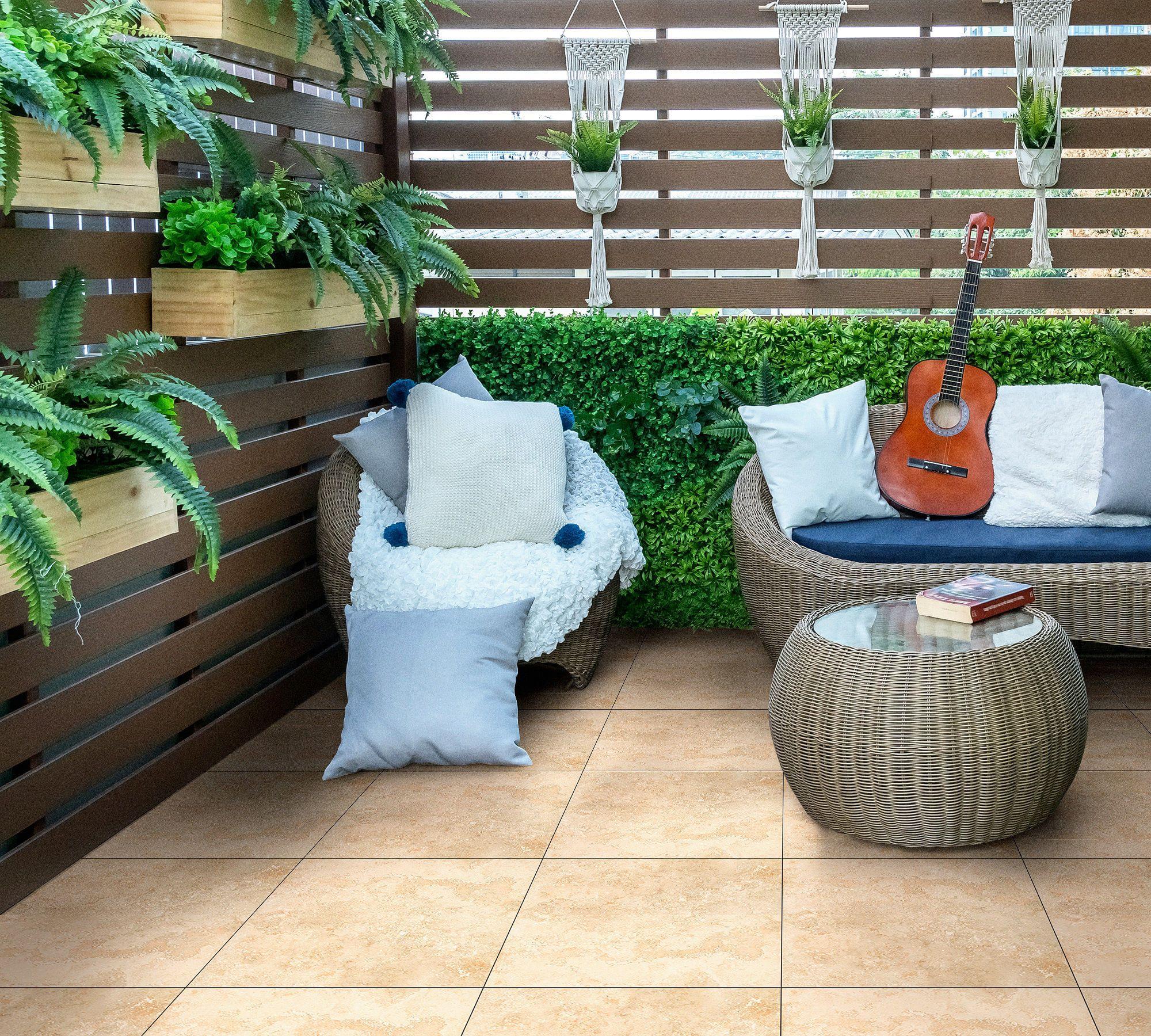 Cerámica piso muro 45x45 cm Rústico teide beige 2,03 m2 Celima-3