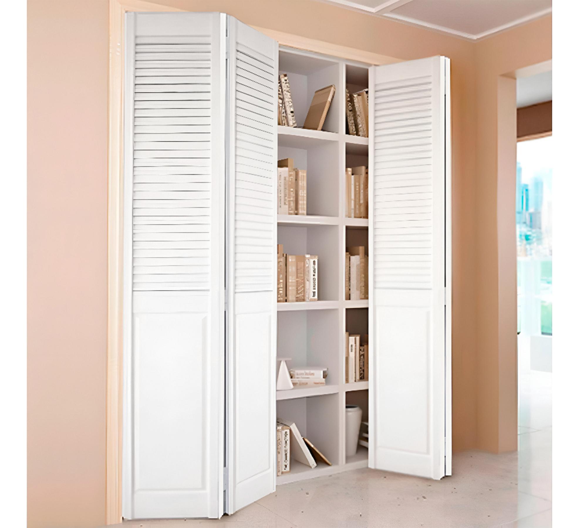 Puerta Clóset Set 80x200 cm Blanca Pino Radiata Temsa-0