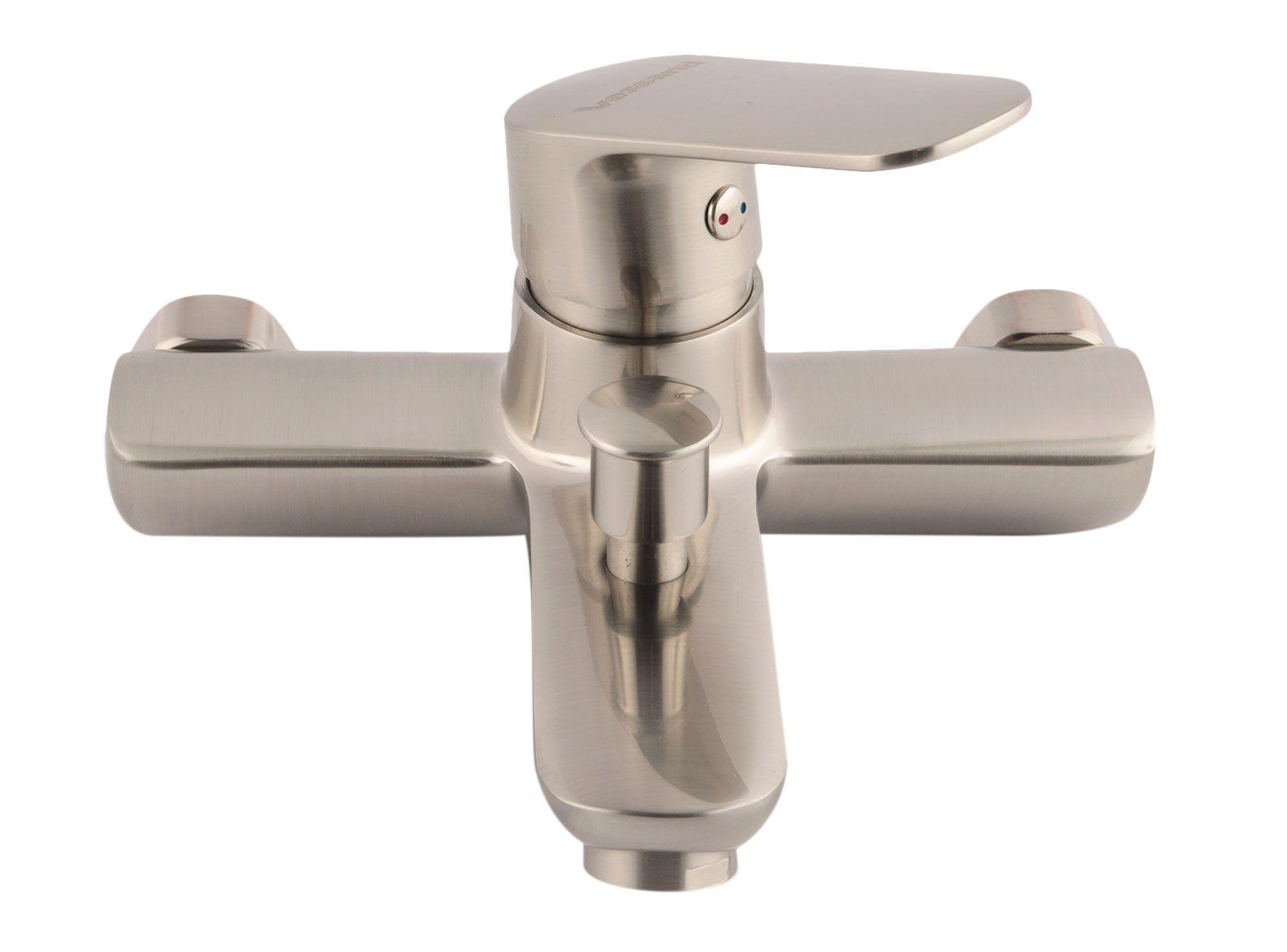 Combinación tina ducha Praga cromo blanco Vessanti-1