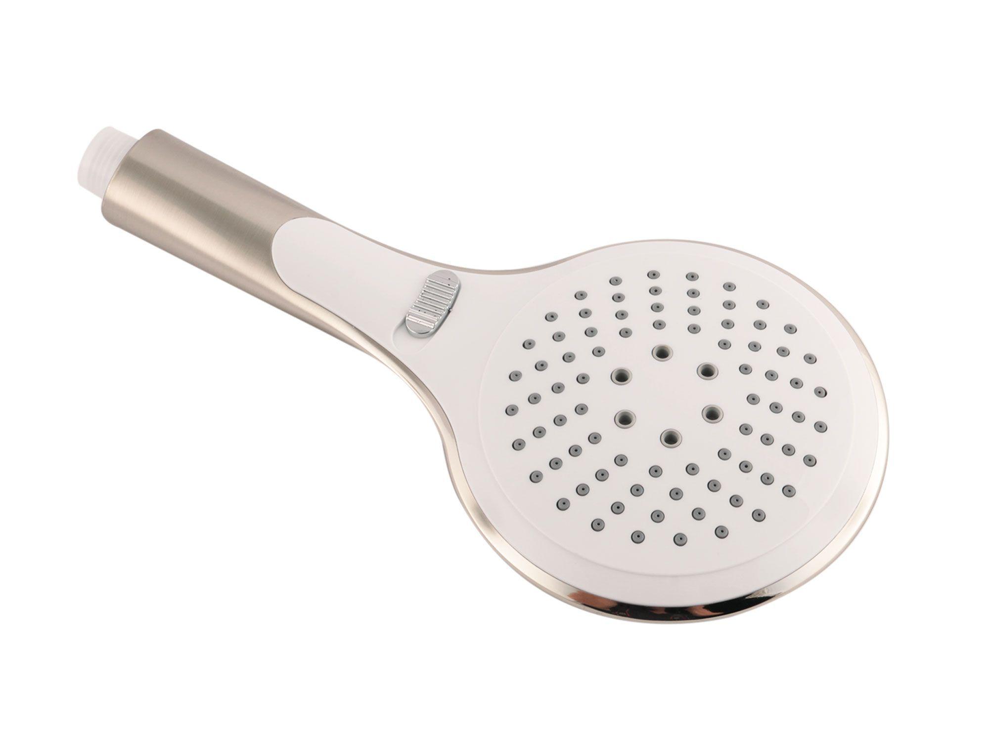 Combinación tina ducha Praga cromo blanco Vessanti-2