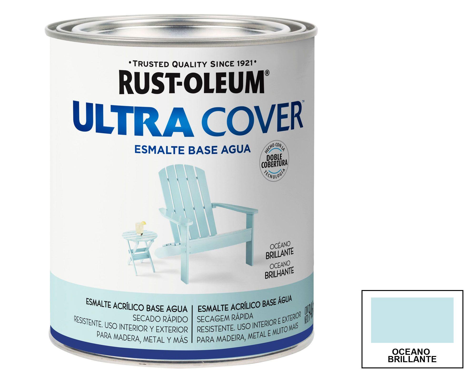 Esmalte al agua 946 ml Ultra cover océano brillante Rust-Oleum-0