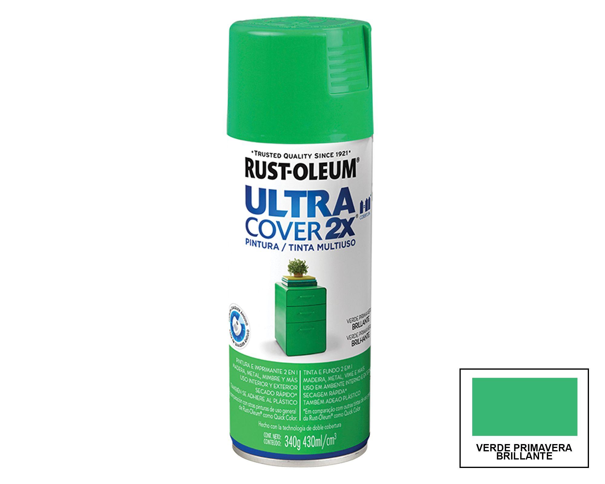 Spray multiusos verde primavera brillante Ultra Cover 2X-0
