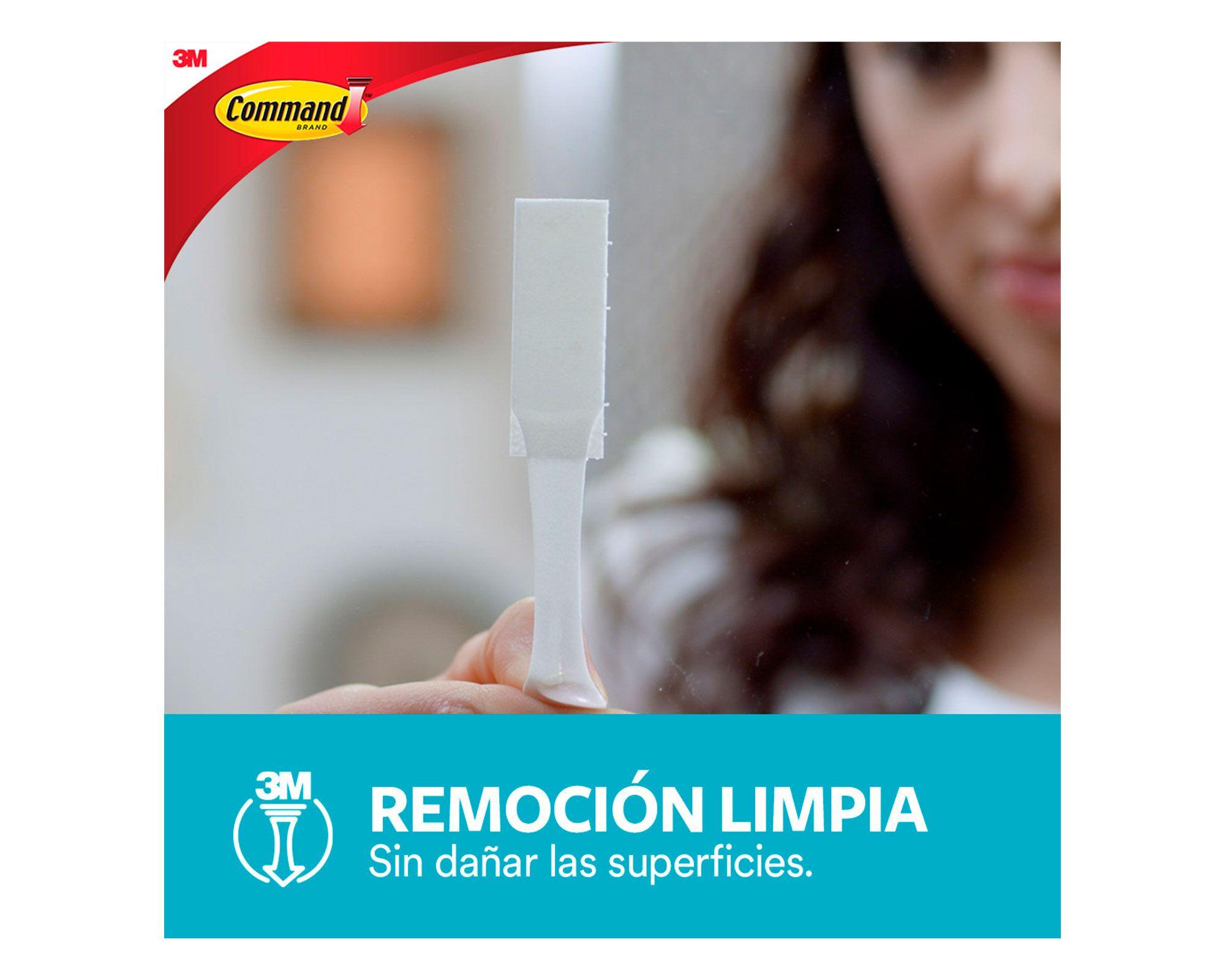 Gancho para baño con tiras impermeables Mediano Command-5